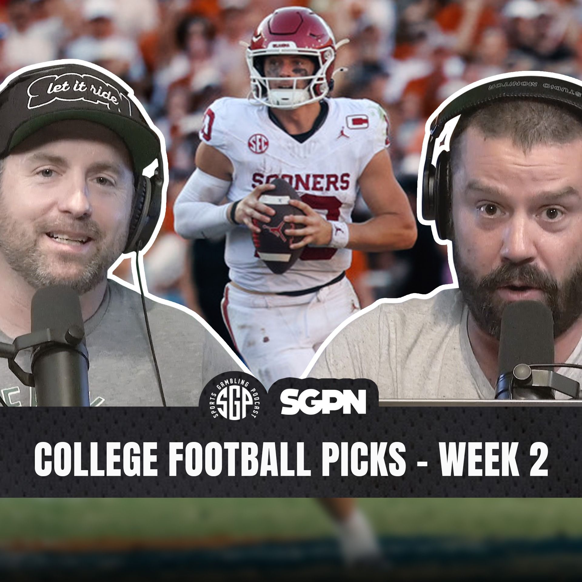 College Football Picks Week 2 | Sports Gambling Podcast (Ep. 2678)