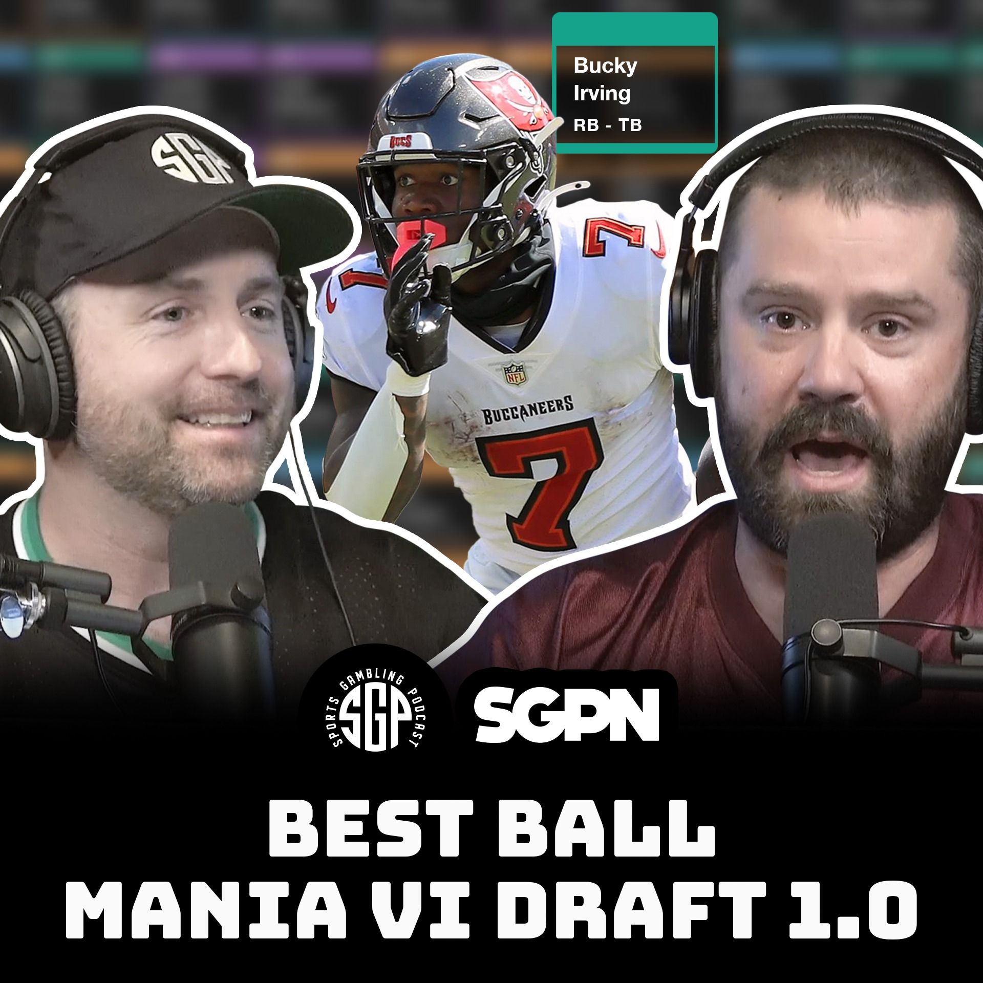 Best Ball Mania VI Draft 1.0 + NBA Playoff Picks (Ep. 2260)