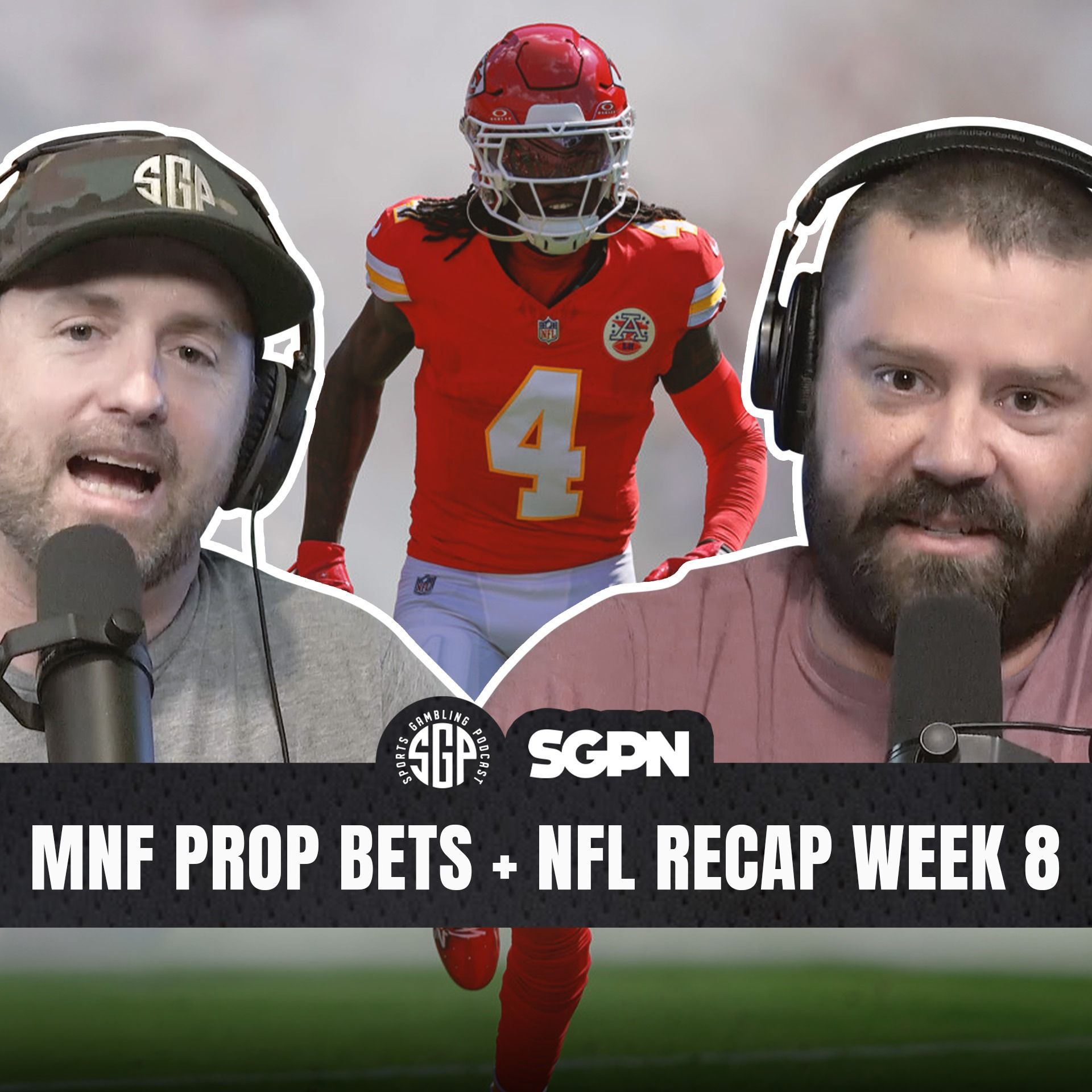 Monday Night Football Prop Bets + NFL Recap Week 8 | Sports Gambling Podcast (Ep. 2410)