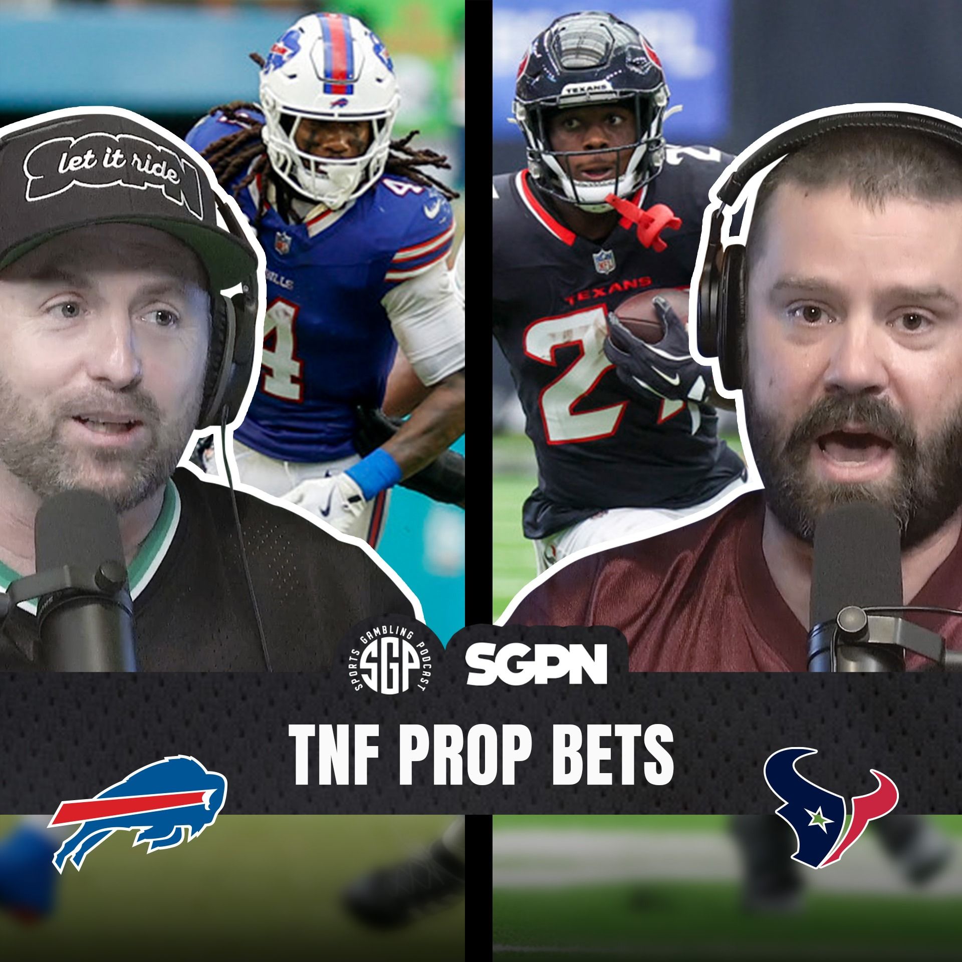 Thursday Night Football Prop Bets: Bills vs Texans Preview | Sports Gambling Podcast (Ep. 2430)