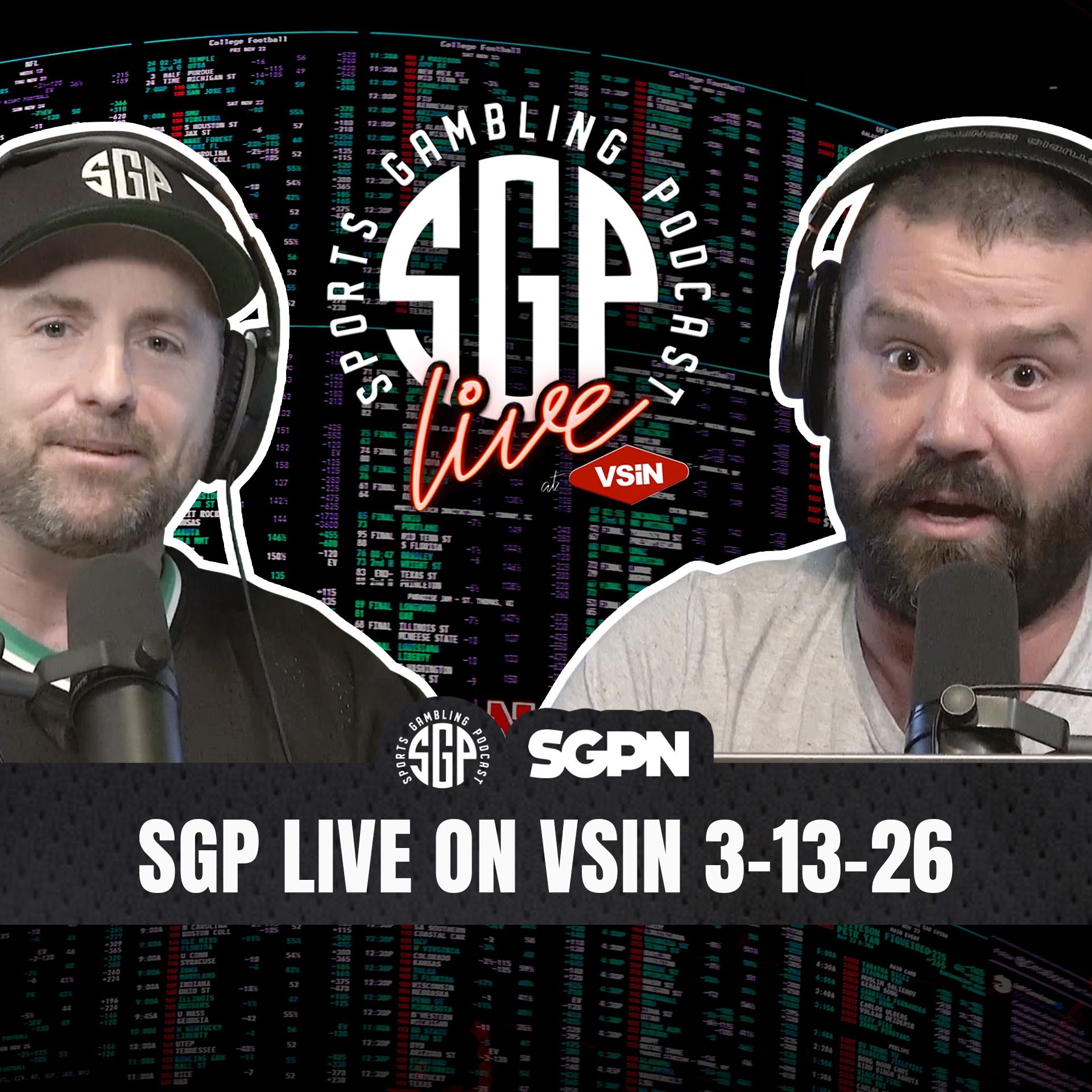 Sports Gambling Podcast LIVE on VSIN (3-13-26) | SGP Live on VSiN