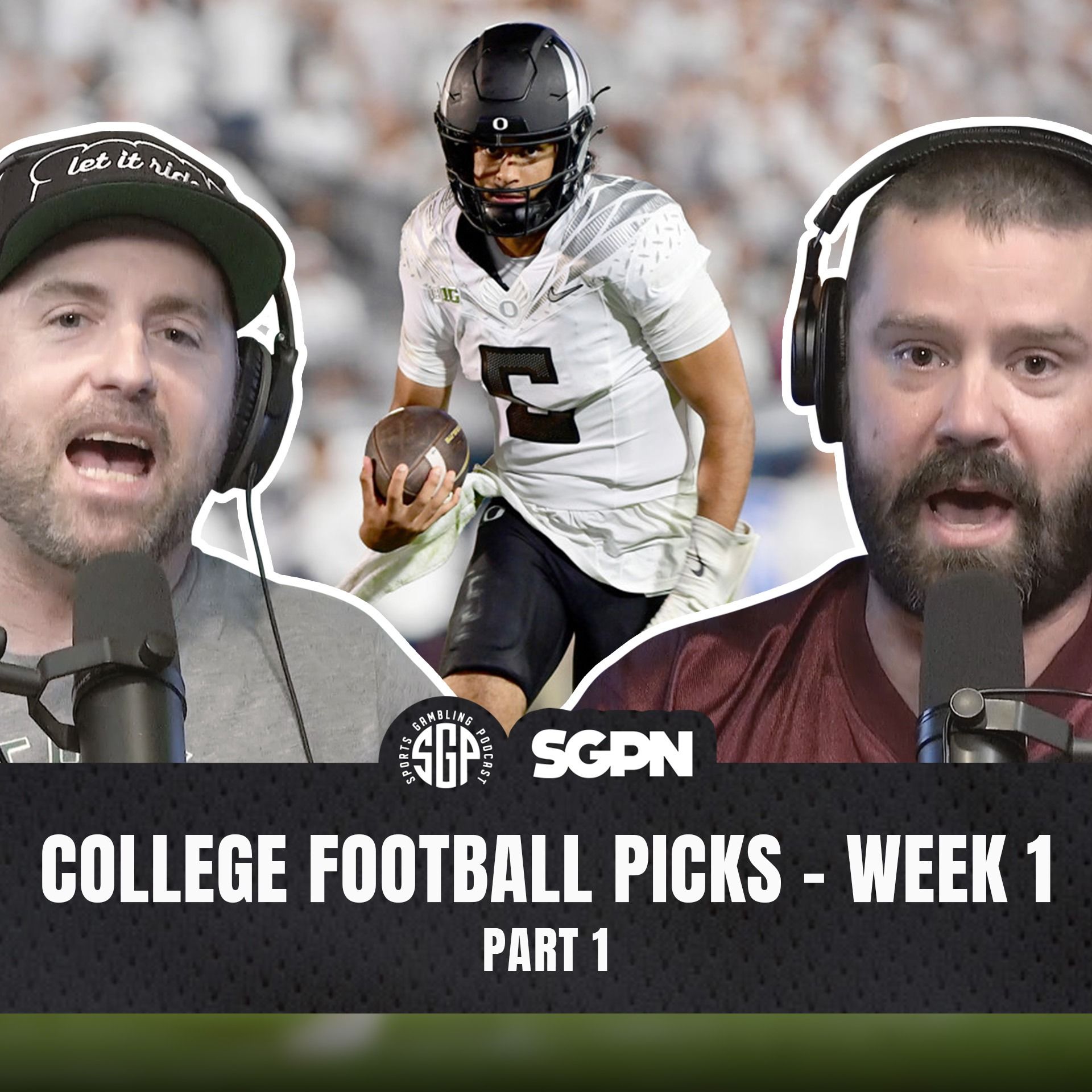 College Football Picks Week 1 Part 1 | Sports Gambling Podcast (Ep. 2671) episode artwork