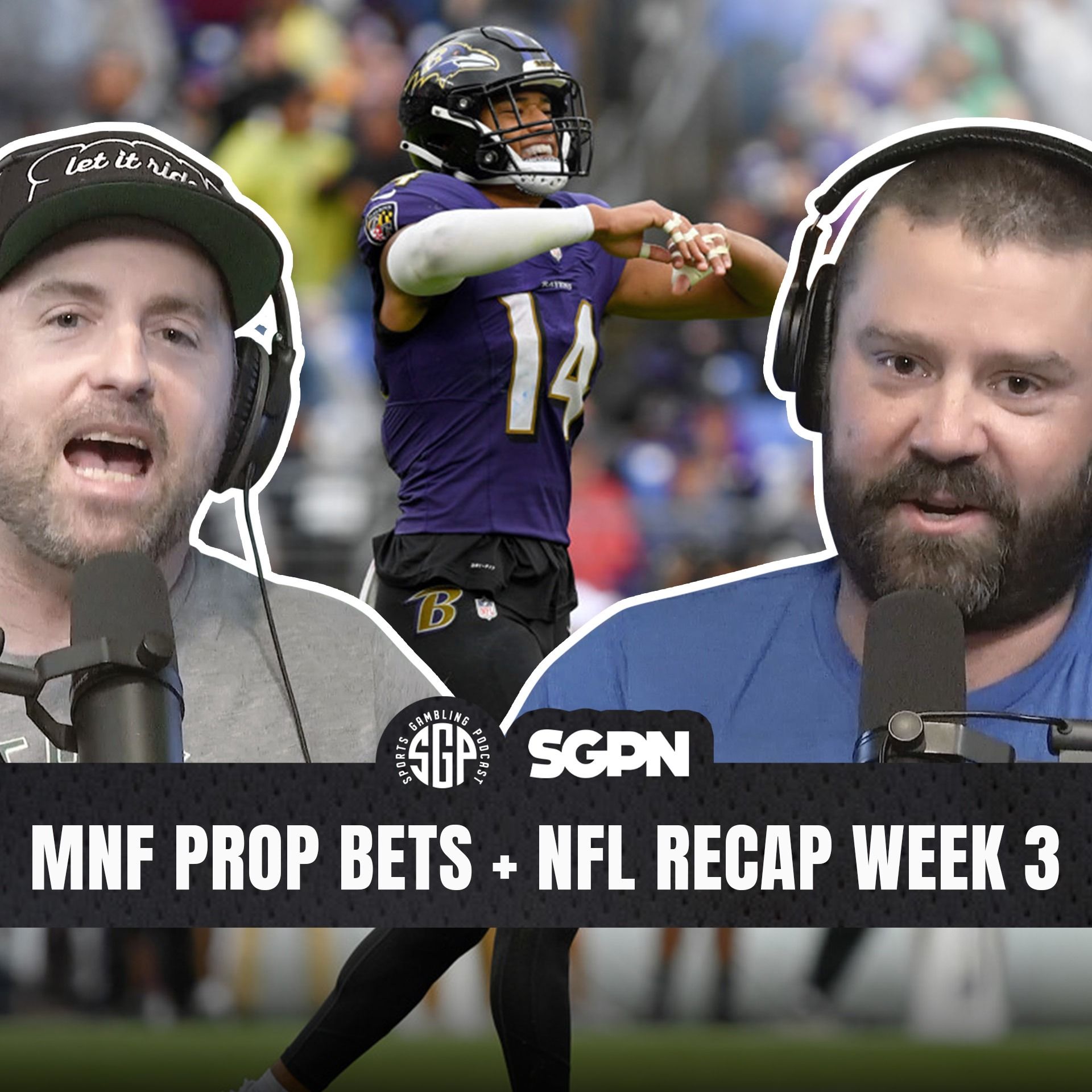 Monday Night Football Prop Bets + NFL Recap Week 3 | Sports Gambling Podcast (Ep. 2385) episode artwork