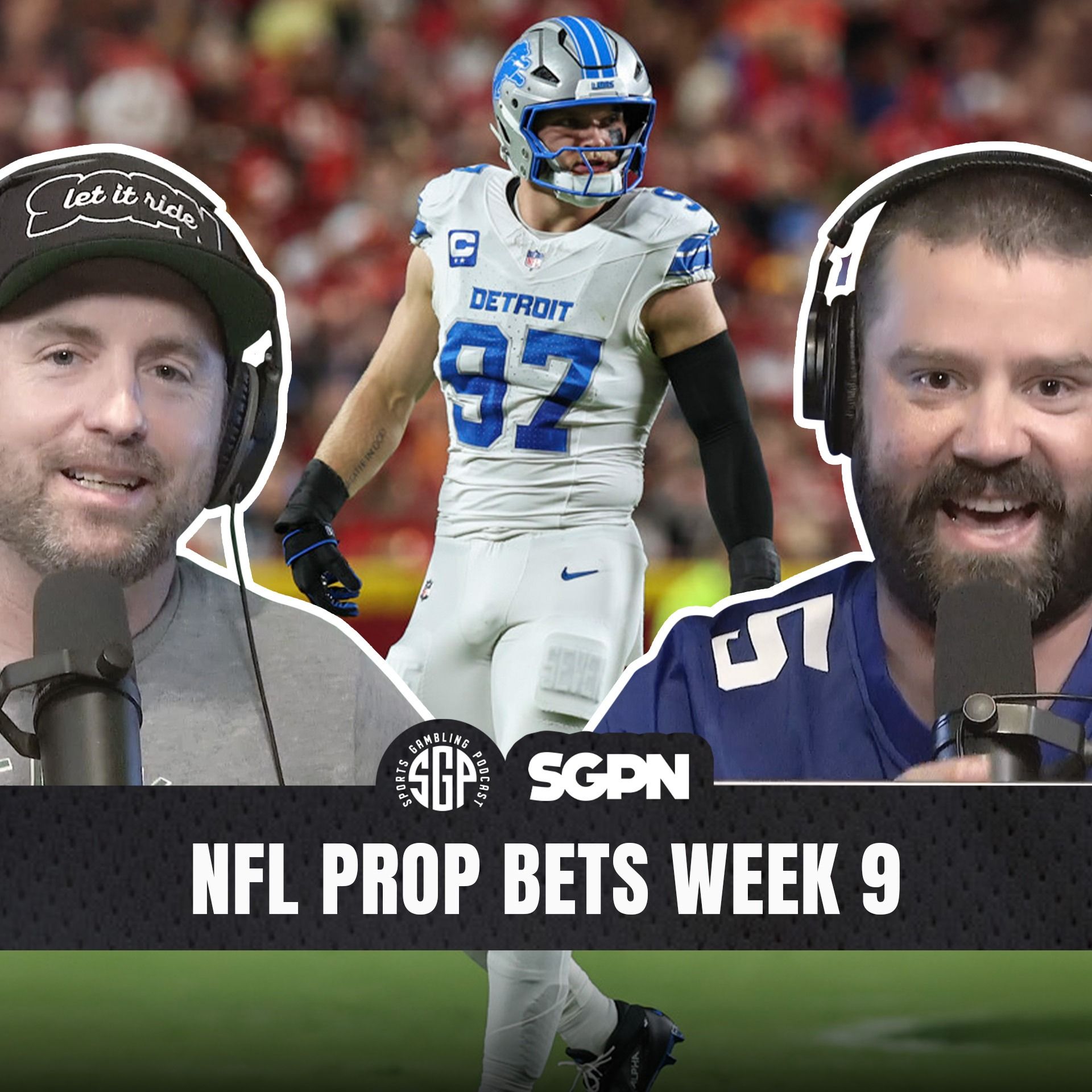 NFL Prop Bets Week 9 | Sports Gambling Podcast (Ep. 2415)