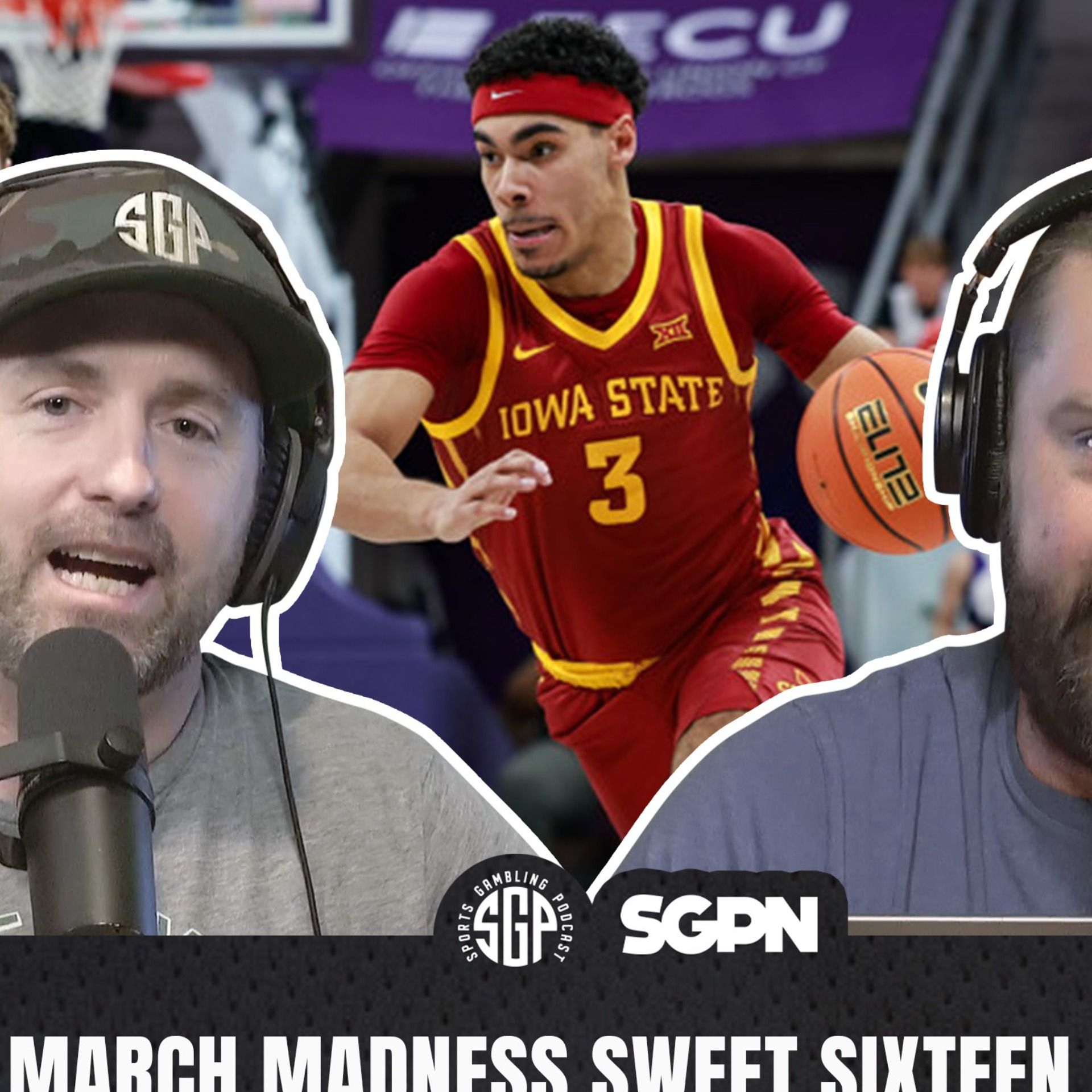 March Madness 2026 Sweet Sixteen Picks Part Two | Sports Gambling Podcast (Ep. 2424)