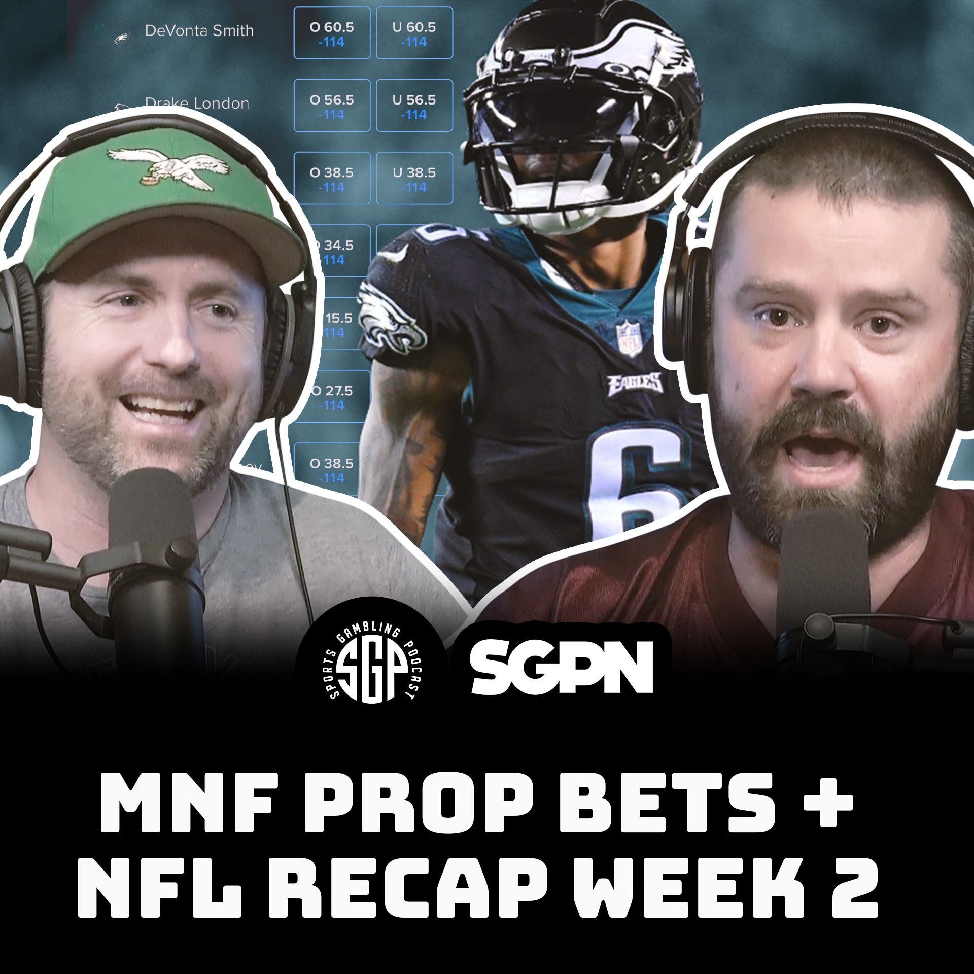 Monday Night Football Prop Bets + NFL Recap Week 2 | Sports Gambling Podcast (Ep. 2090)