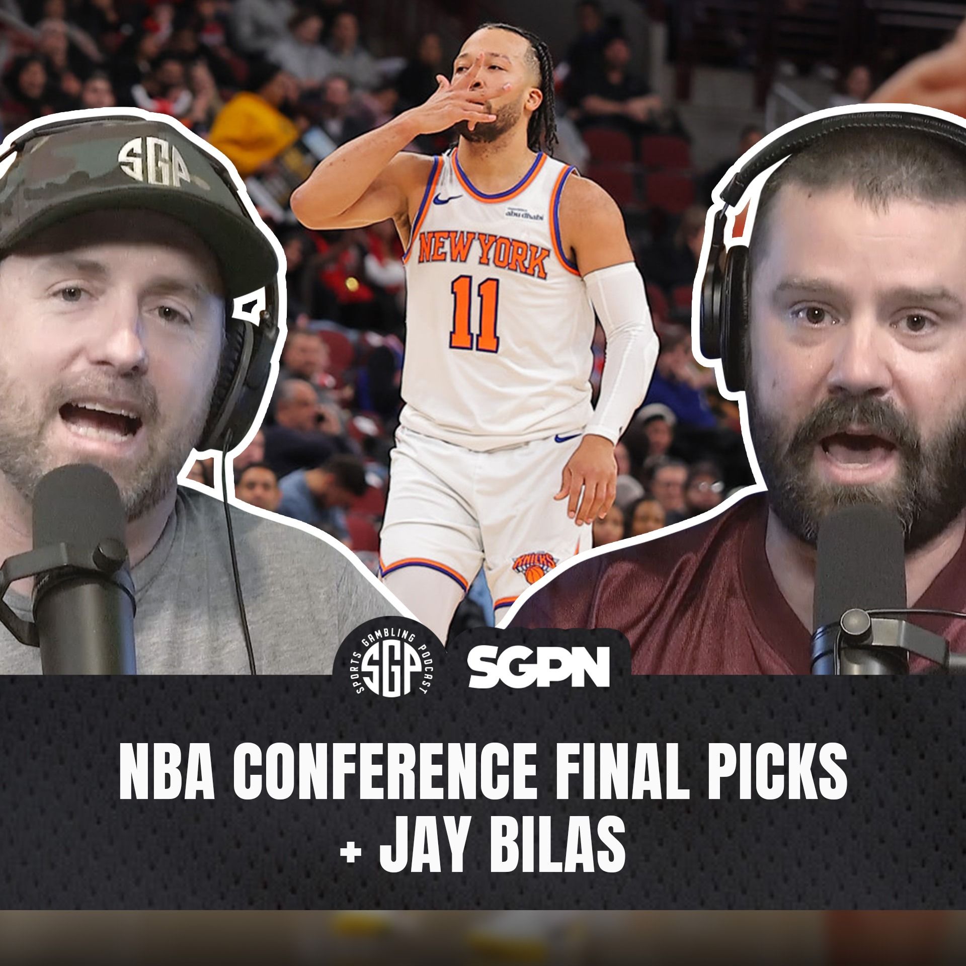NBA Conference Final Picks + Jay Bilas (Ep. 2567) — Sports Gambling Podcast cover