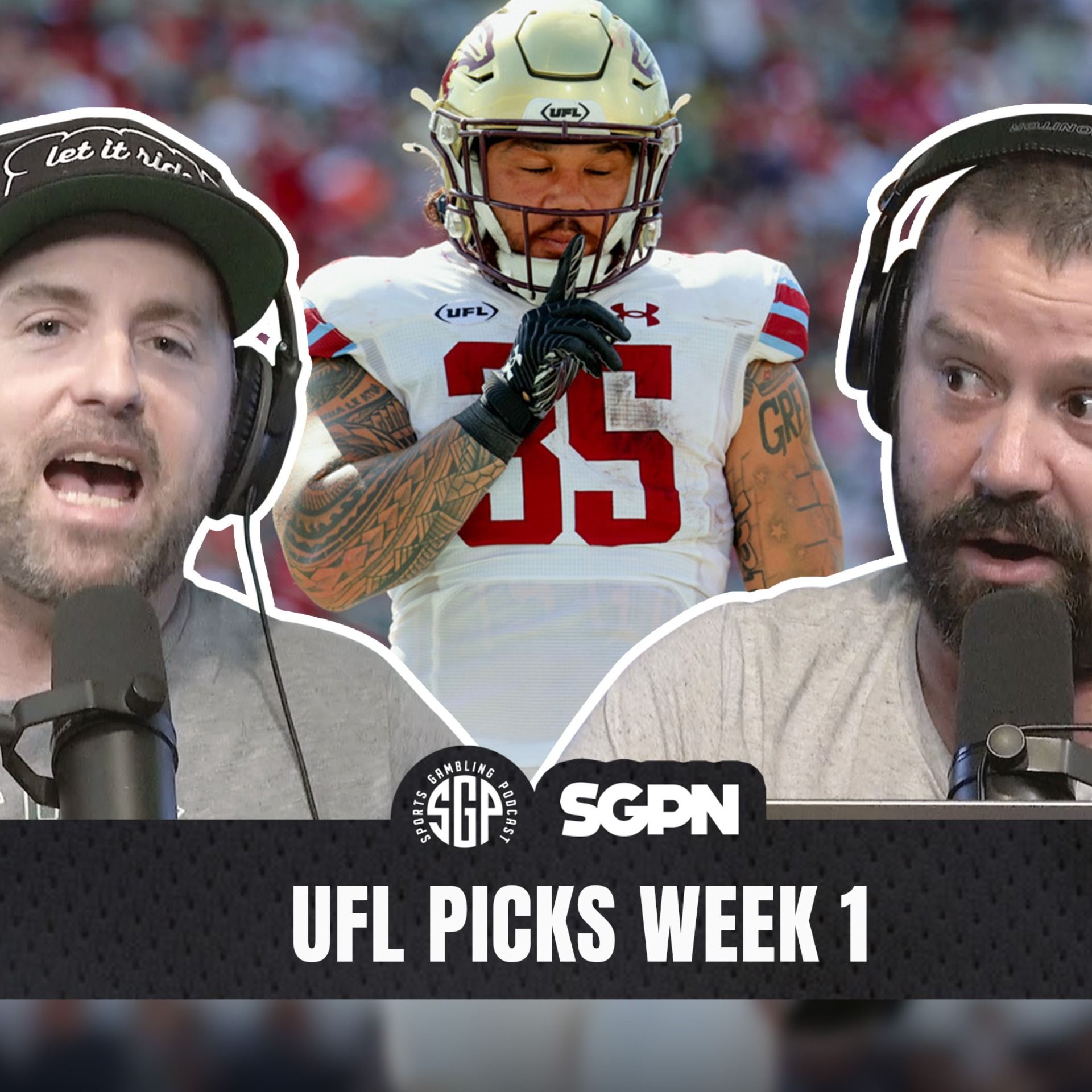 UFL Picks Week 1 | Sports Gambling Podcast (Ep. 2425)