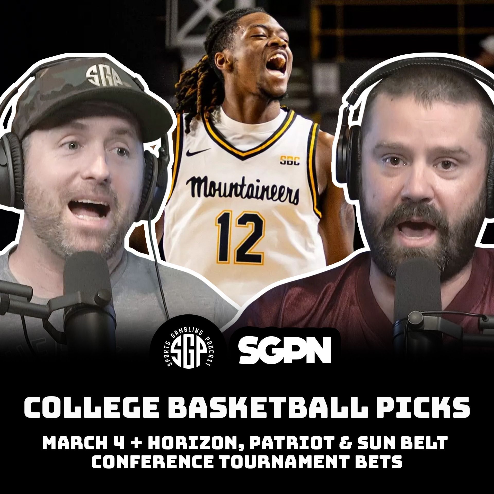 College Basketball Picks – Tue 3/4 + Horizon, Patriot & Sun Belt Conference Tournament Bets (Ep. 2218)