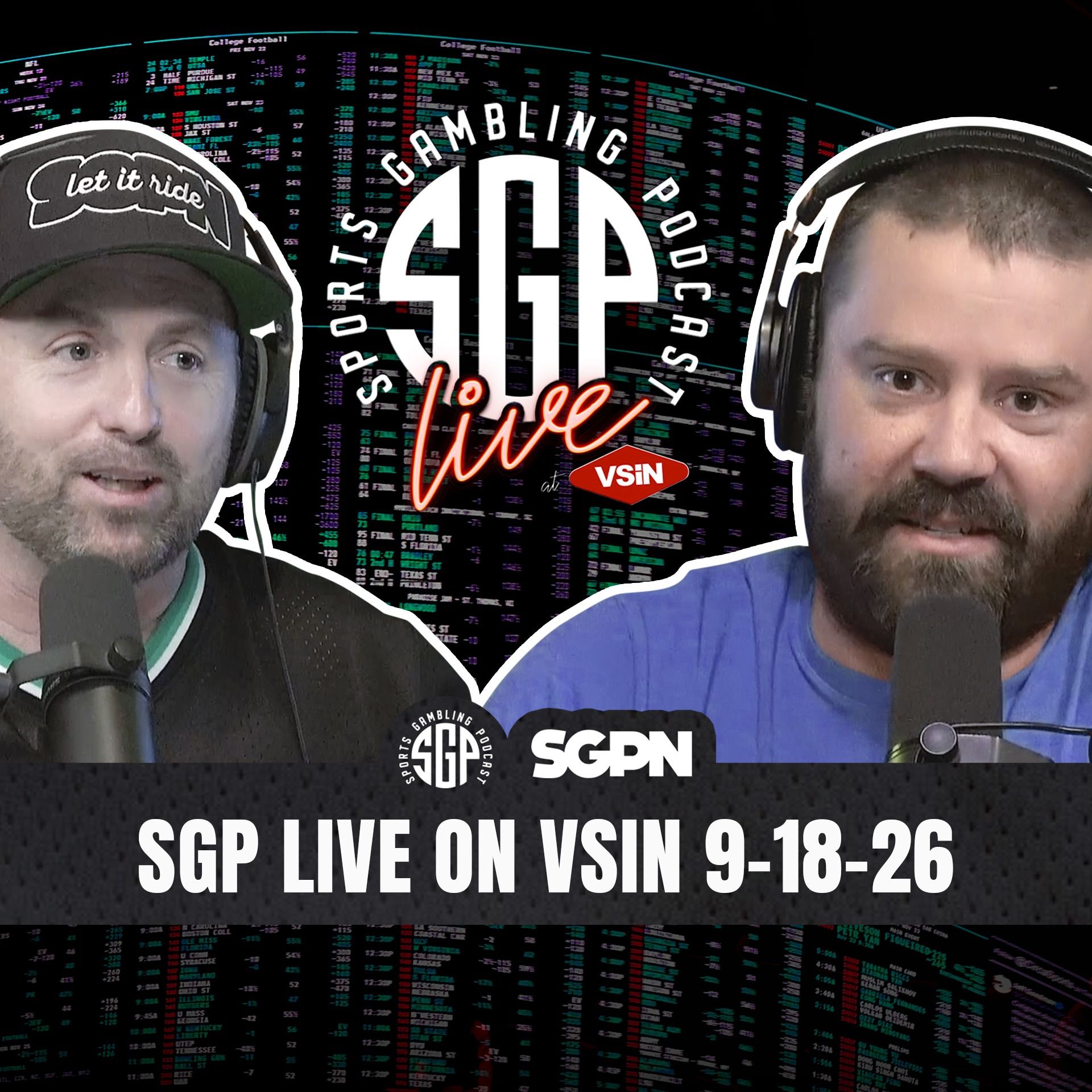 Sports Gambling Podcast LIVE On VSIN (9-18-26) | SGP Live on VSIN