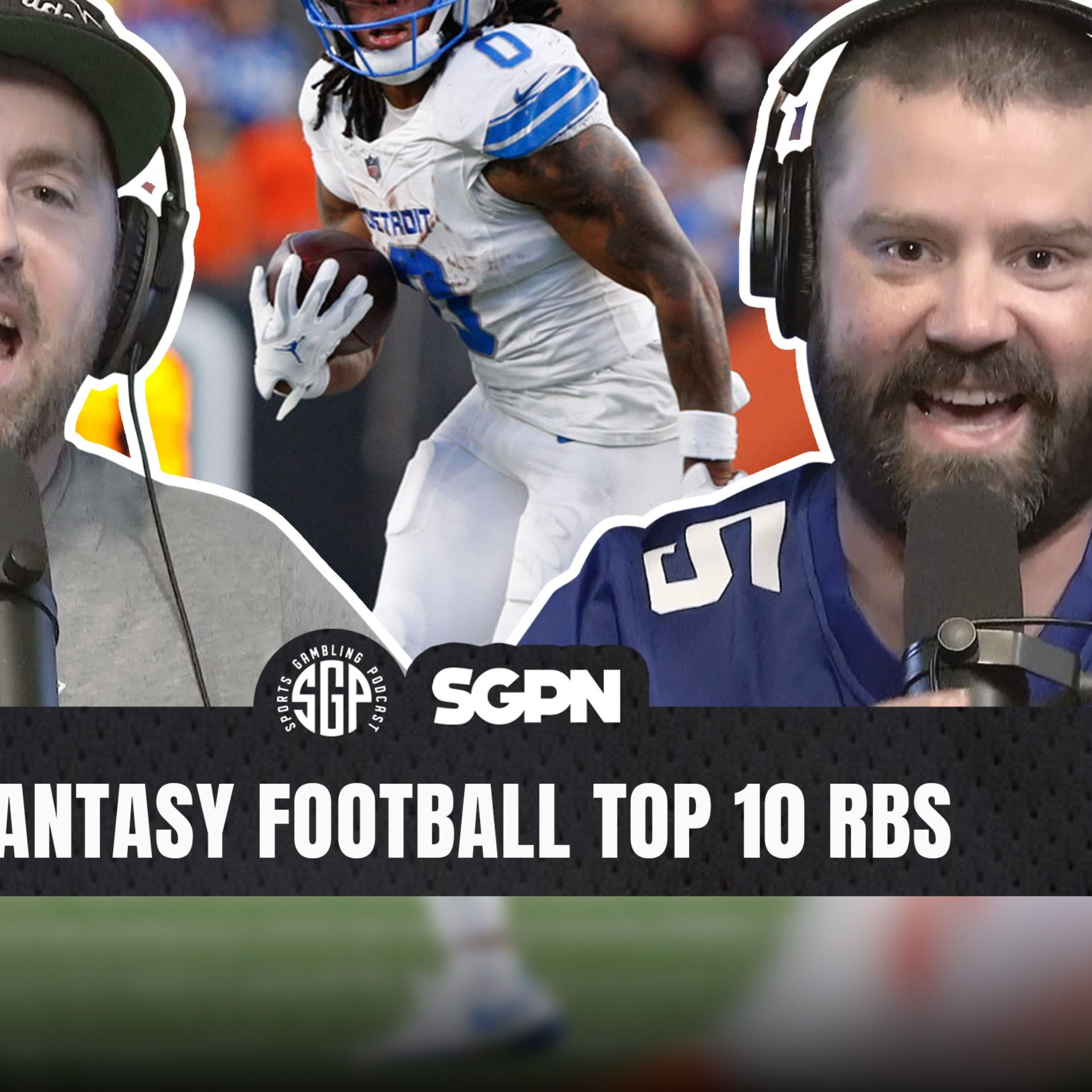 Fantasy Football Top 10 RBs (Ep. 2598)