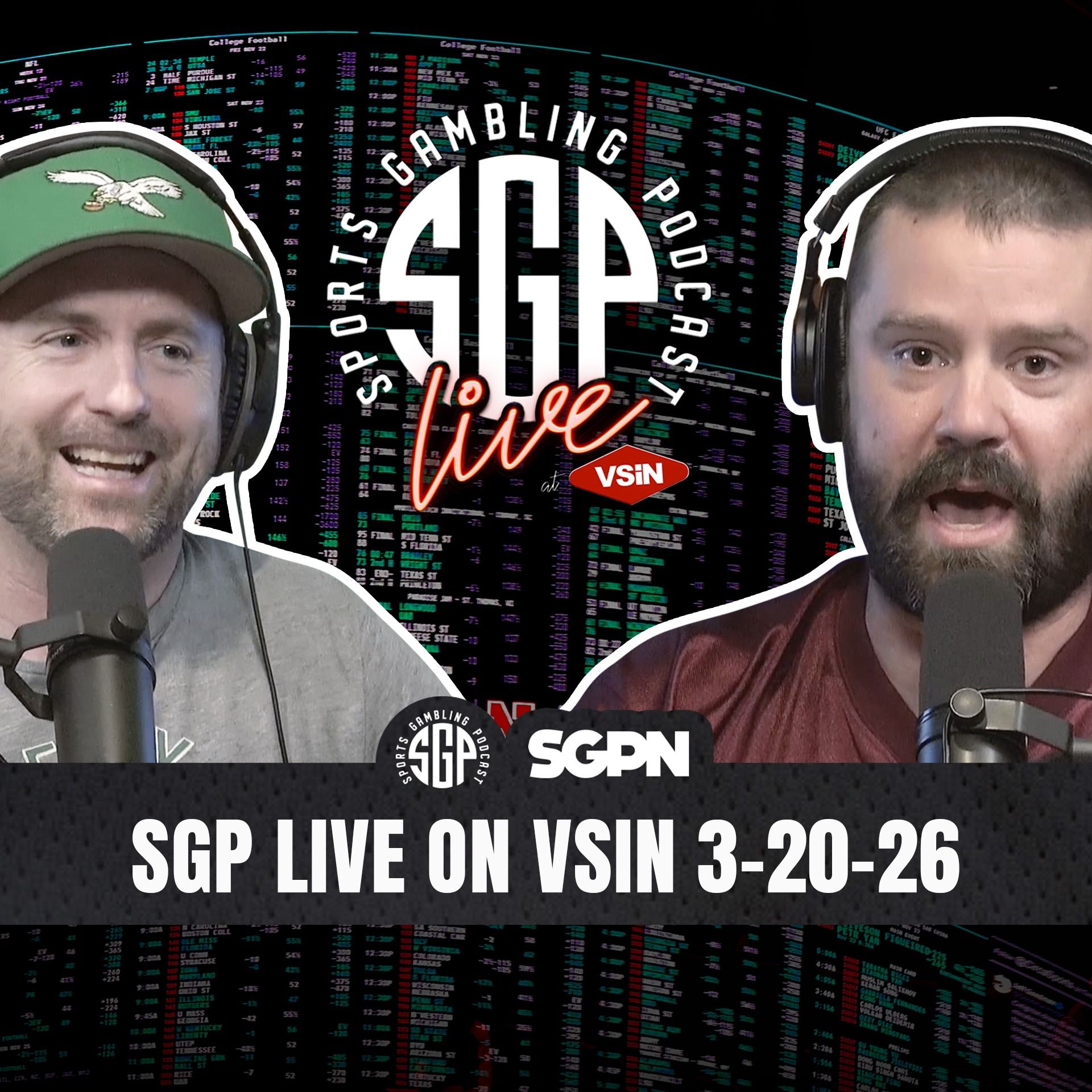 Sports Gambling Podcast LIVE on VSIN (3-20-26) | SGP on VSiN