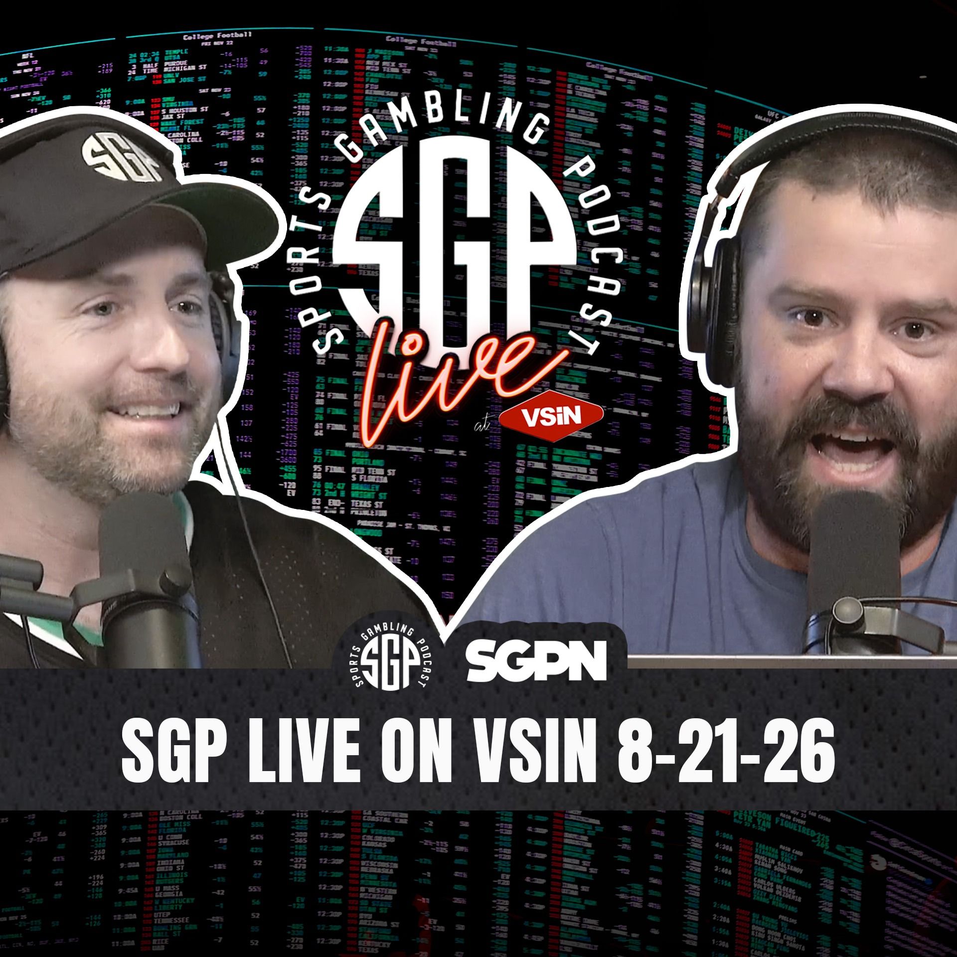Sports Gambling Podcast LIVE On VSIN (8-21-26)