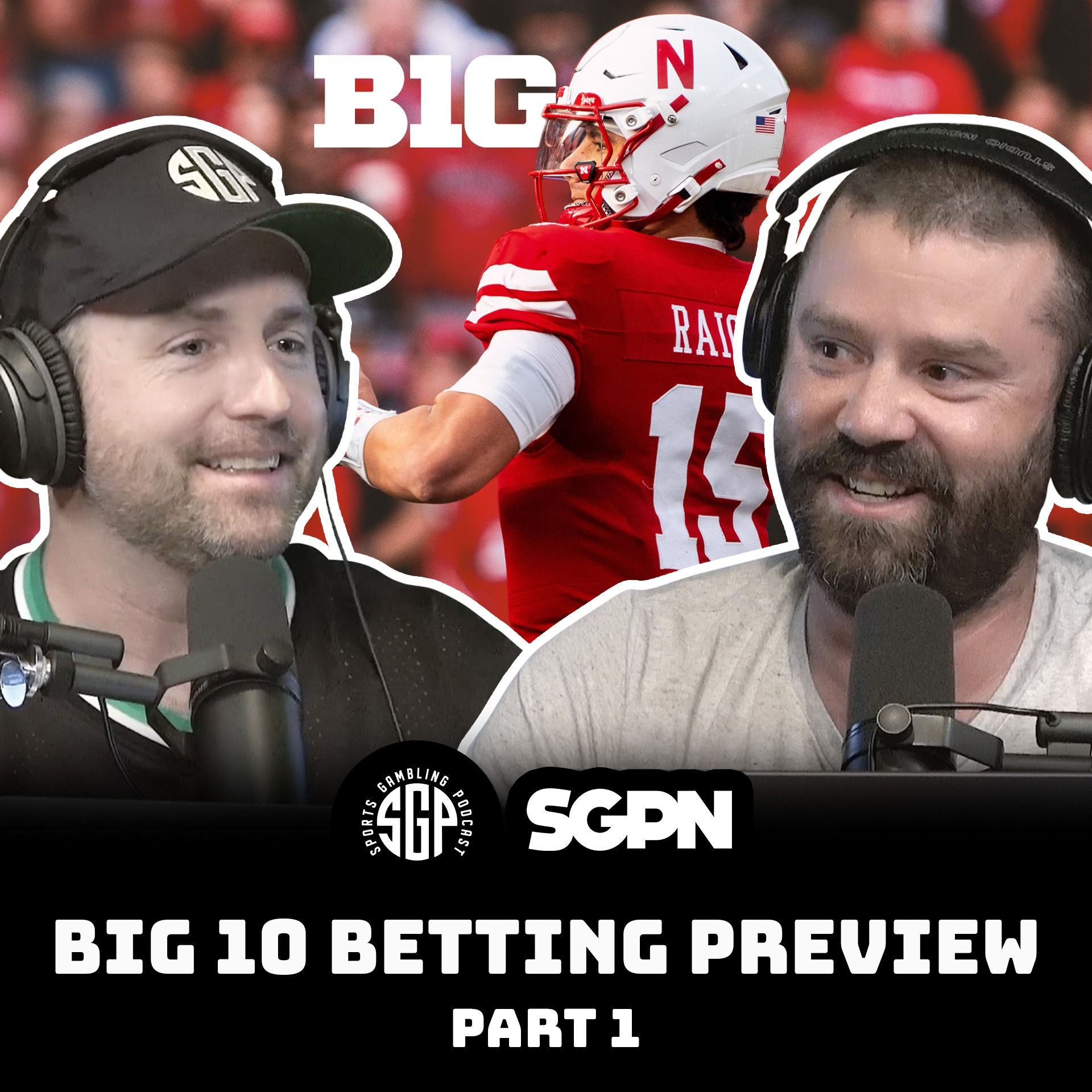 cover of episode Big Ten College Football 2025 Betting Preview Part One | Sports Gambling Podcast (Ep. 2299)