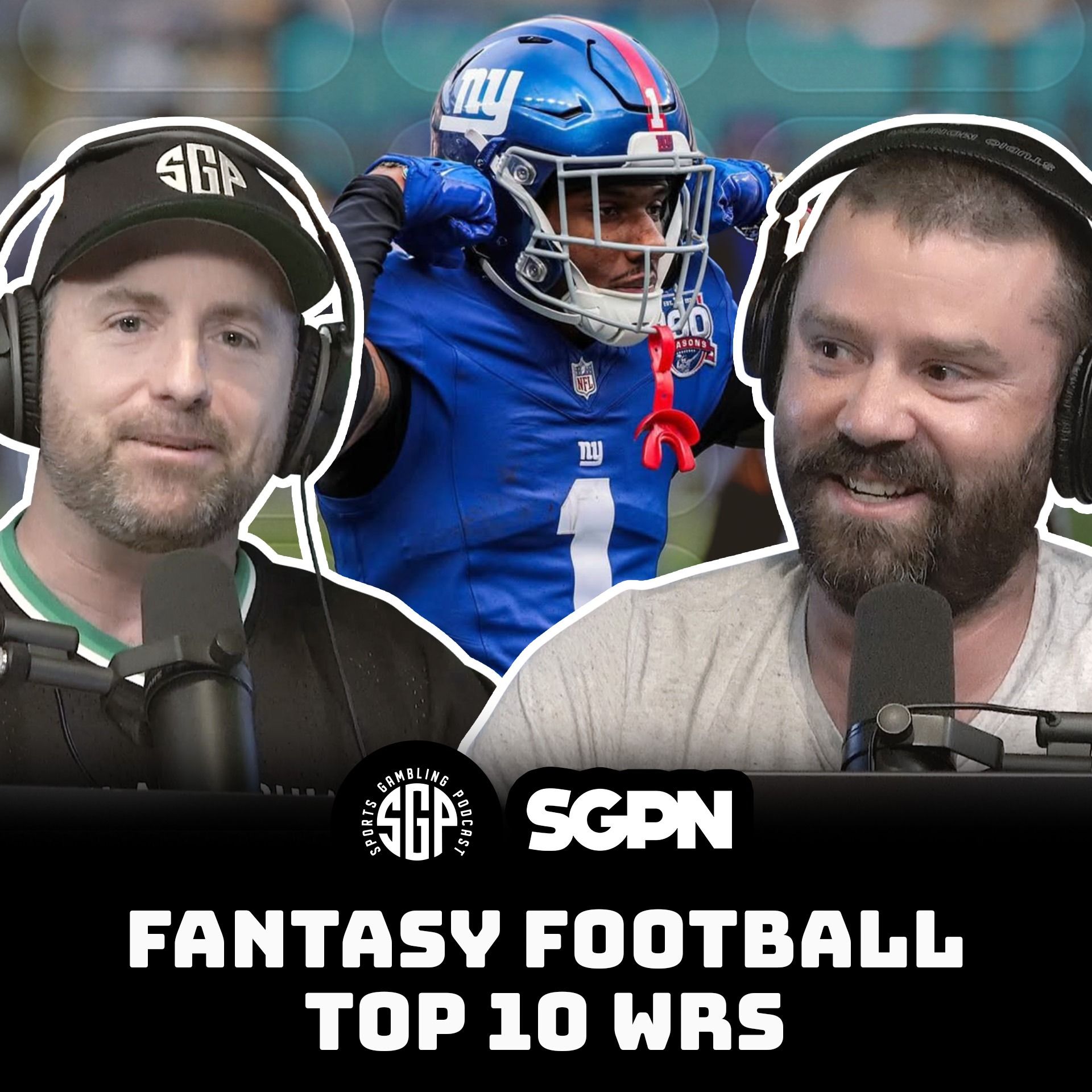 cover of episode Fantasy Football Top 10 WRs | Sports Gambling Podcast (Ep. 2303)