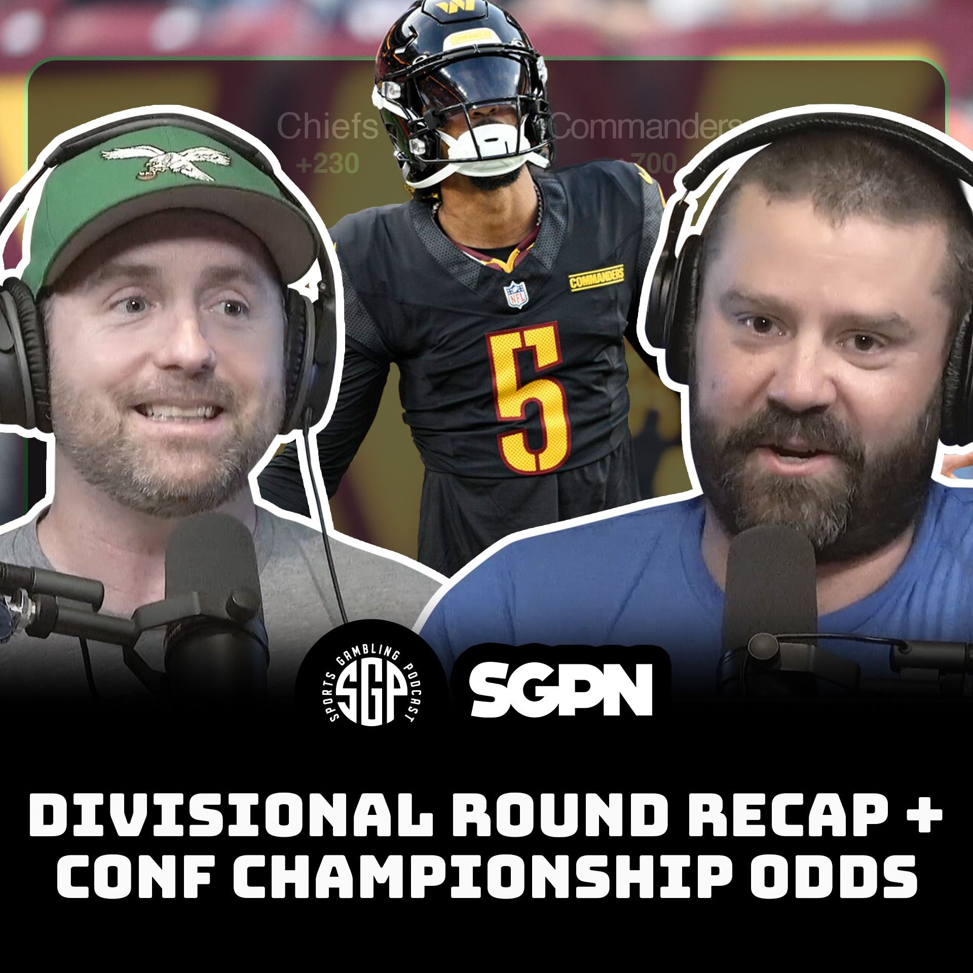 NFL Divisional Round Recap + Conference Championship Odds (Ep. 2188)