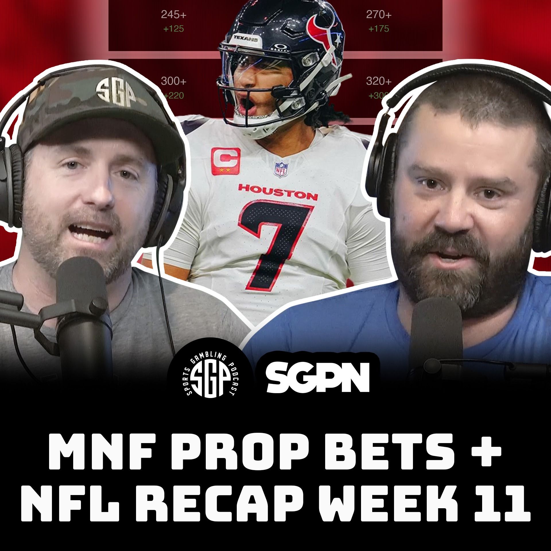 Monday Night Football Prop Bets + NFL Recap Week 11 (Ep. 2140)