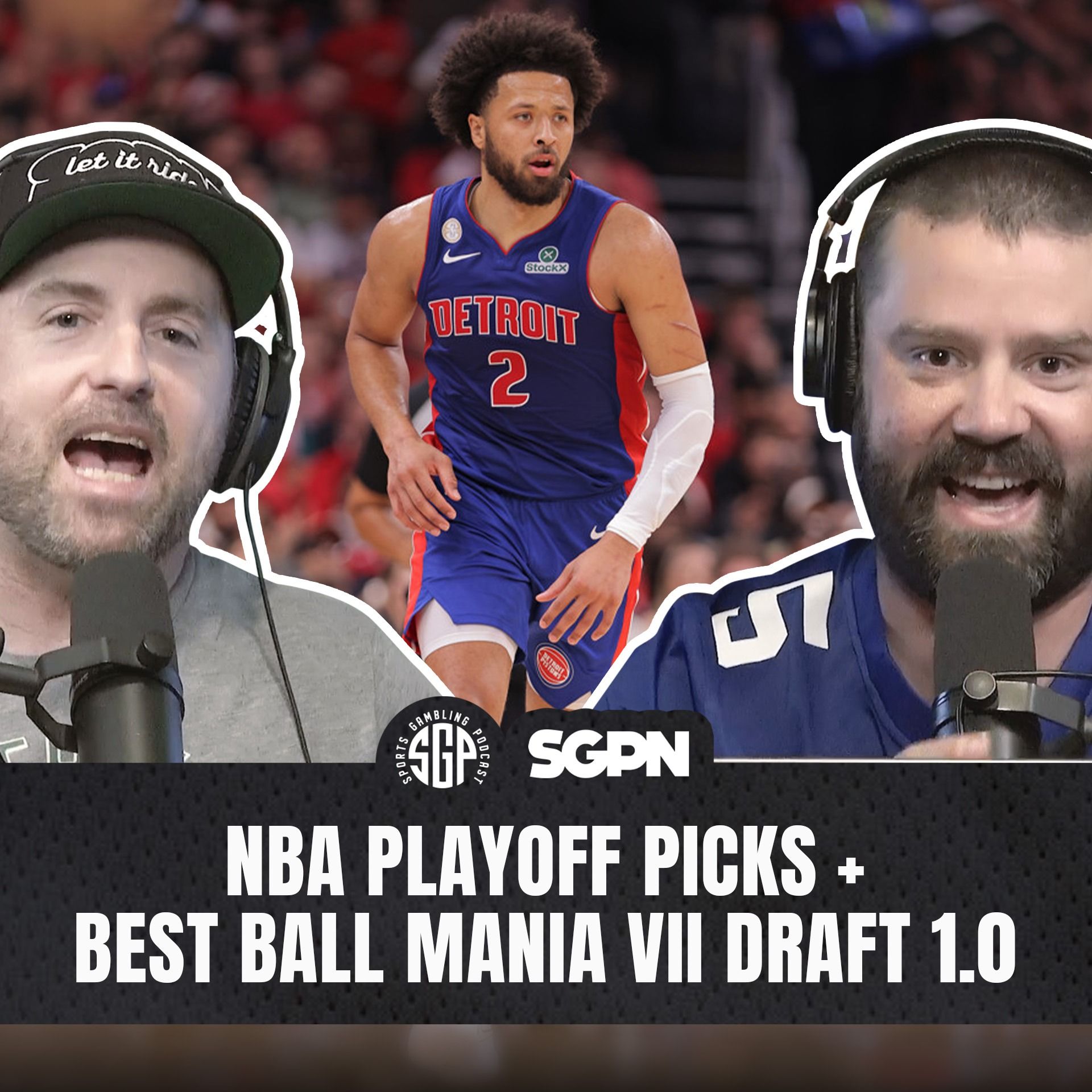 NBA Playoff Picks + Best Ball Mania VII Draft 1.0 | Sports Gambling Podcast (Ep. 2552) episode artwork