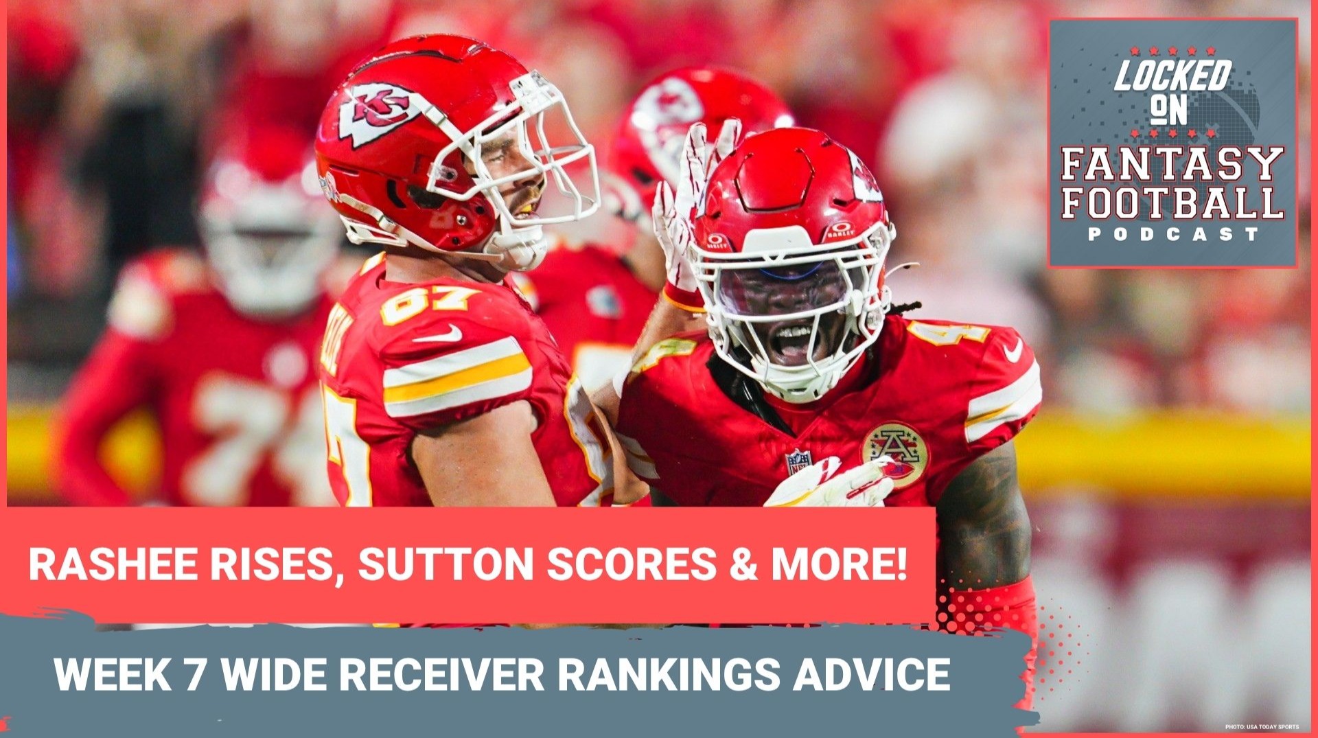 UP with Rashee Rice, Courtland Sutton, STICK with George Pickens? WEEK 7 fantasy football WR RANKINGS