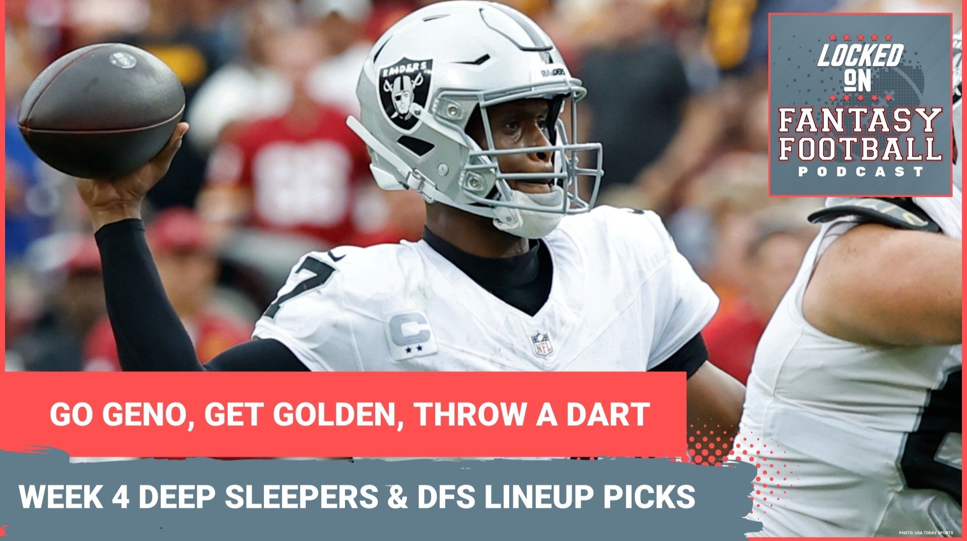 GO Geno Smith, Matthew Golden, PICK Jaxson Dart: BEST Week 4 fantasy SLEEPERS & DFS LINEUP PICKS