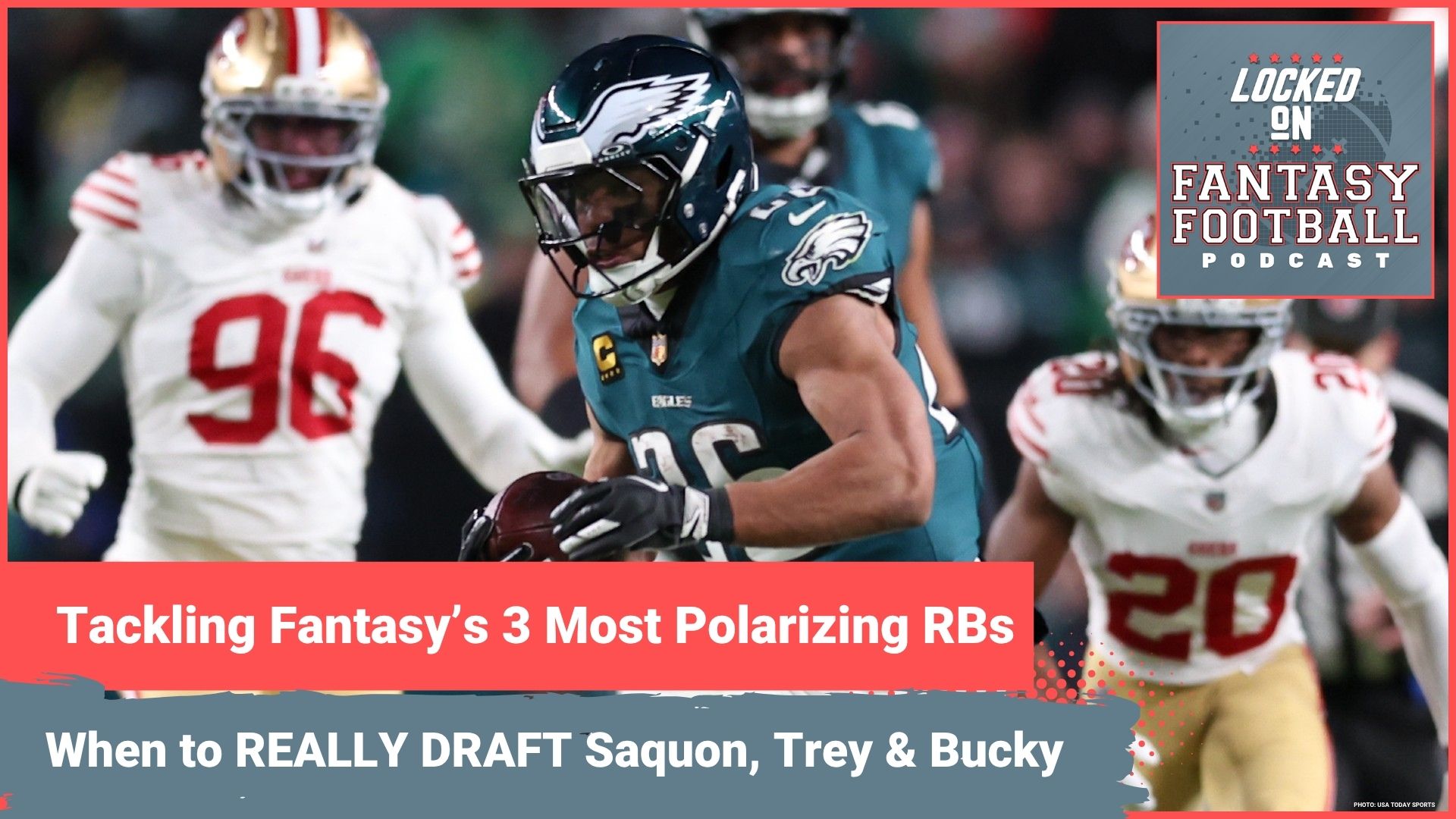 WHEN to DRAFT 3 most polarizing RBs: RANKING Saquon Barkley, TreVeyon Henderson & Bucky Irving