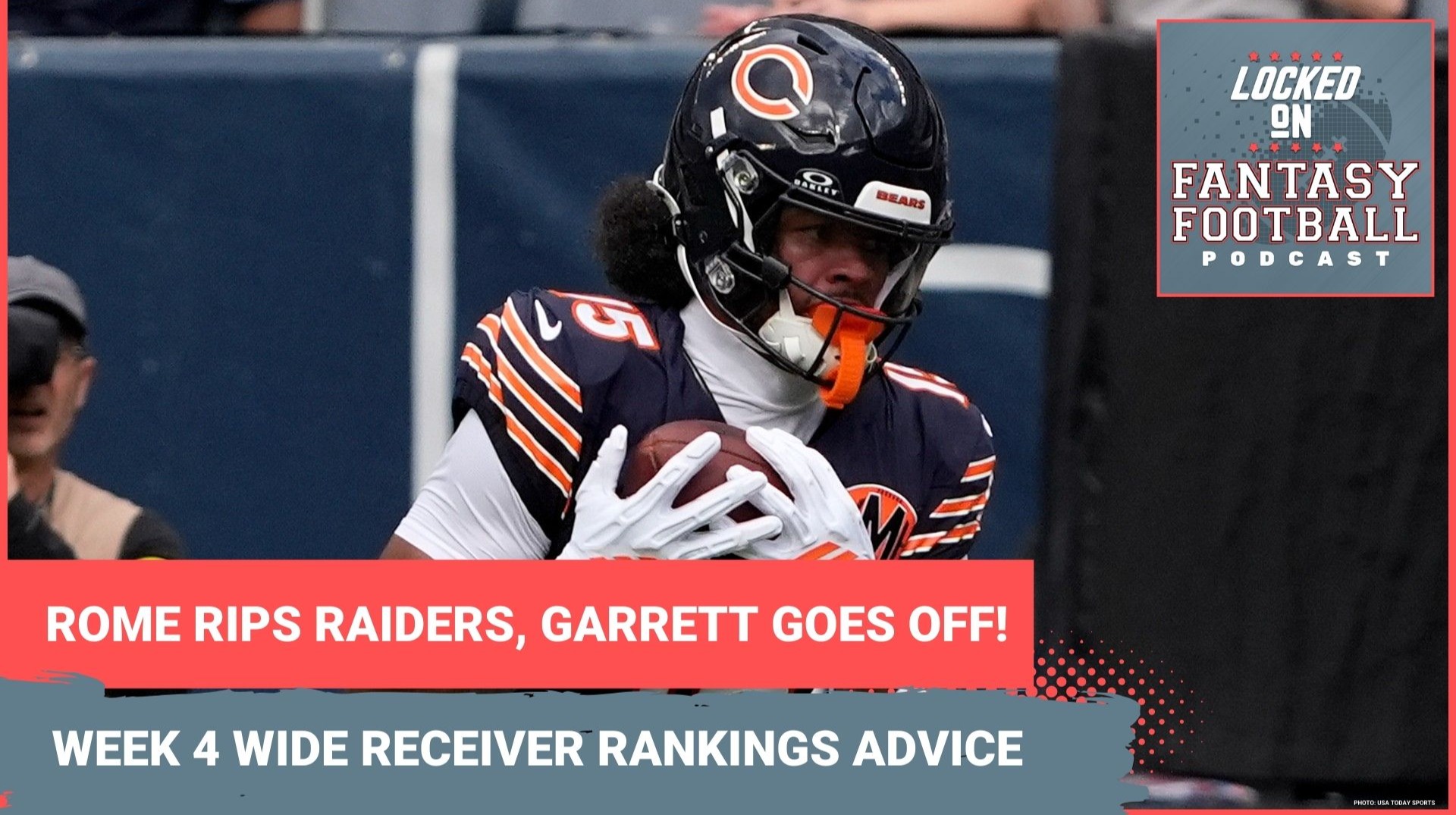 Rome Odunze, Garrett Wilson & Nico Collins UP, Bengals duo DOWN, WEEK 4 fantasy football WR RANKINGS