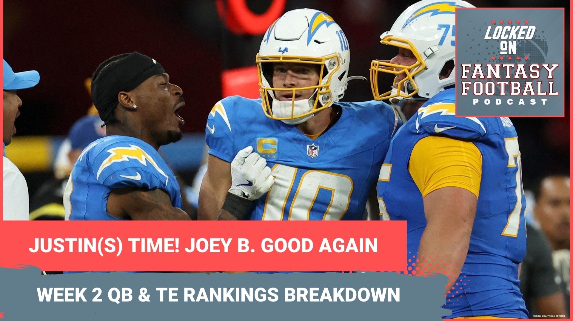 JUMP for Justin Herbert, Justin Fields; FADE Baker Mayfield? WEEK 2 fantasy football QB and TE RANKINGS