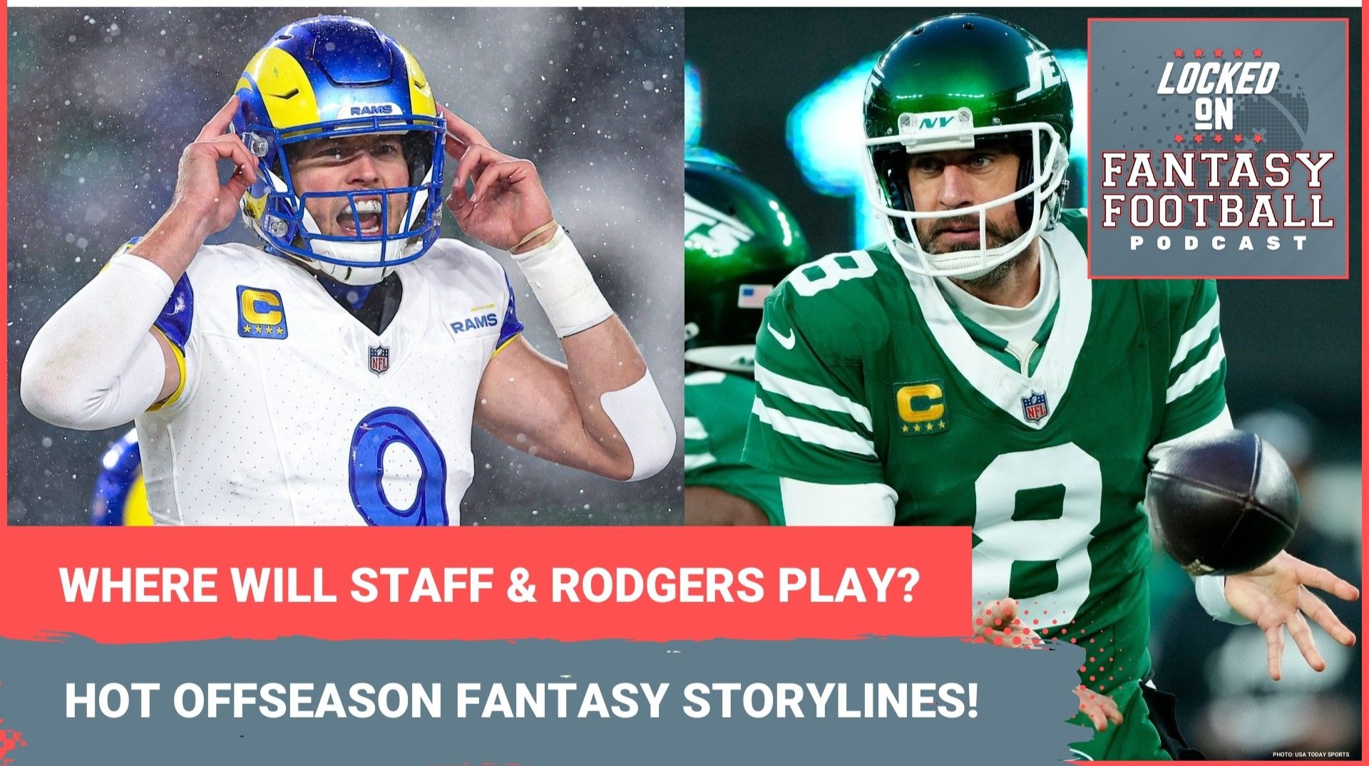 Fantasy football hot offseason storylines: Future of Matthew Stafford, Aaron Rodgers, Bengals WRs