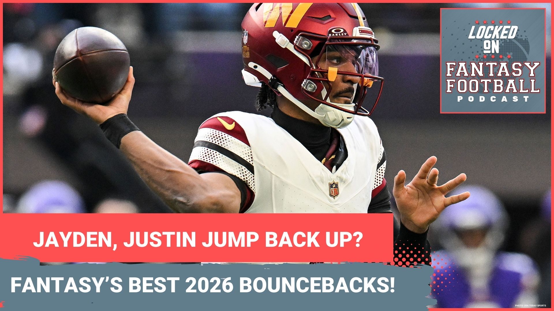 Jayden Daniels, Justin Jefferson, Lamar Jackson & more: Fantasy's 10 BEST BOUNCEBACK candidates for 2026