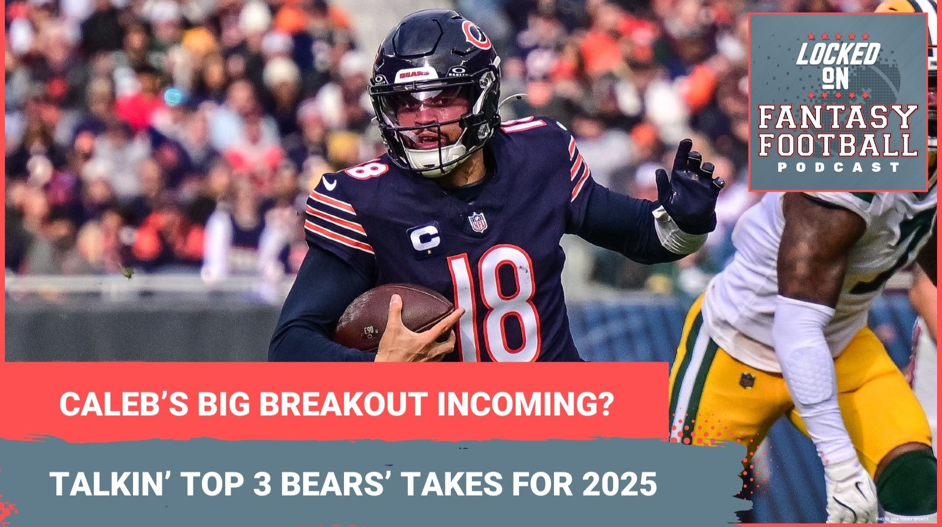 Caleb Williams, BREAKOUT SLEEPER? D'Andre Swift, SNEAKY STUD? 3 Bears fantasy takes you MUST KNOW for 2025