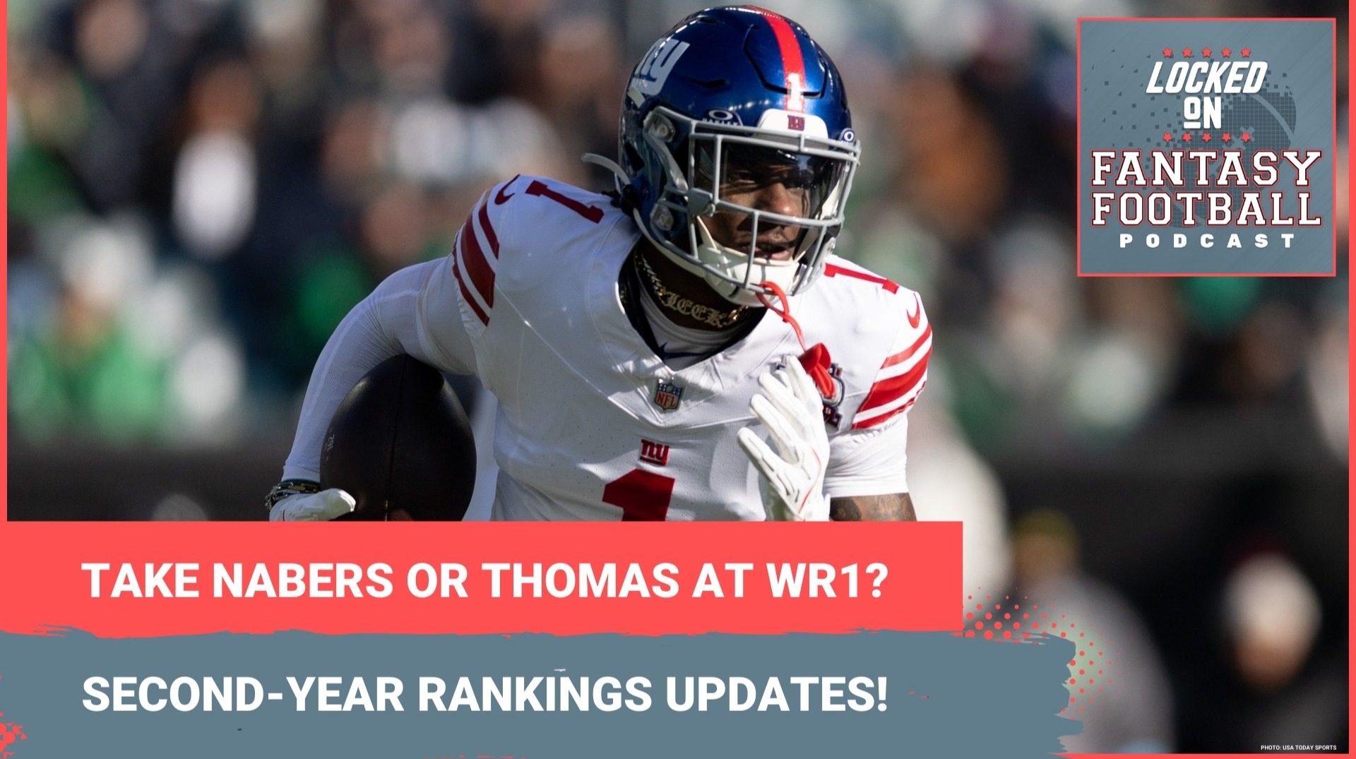 DRAFT Malik Nabers or Brian Thomas Jr. at WR1? Second-year fantasy STUDS rankings updates