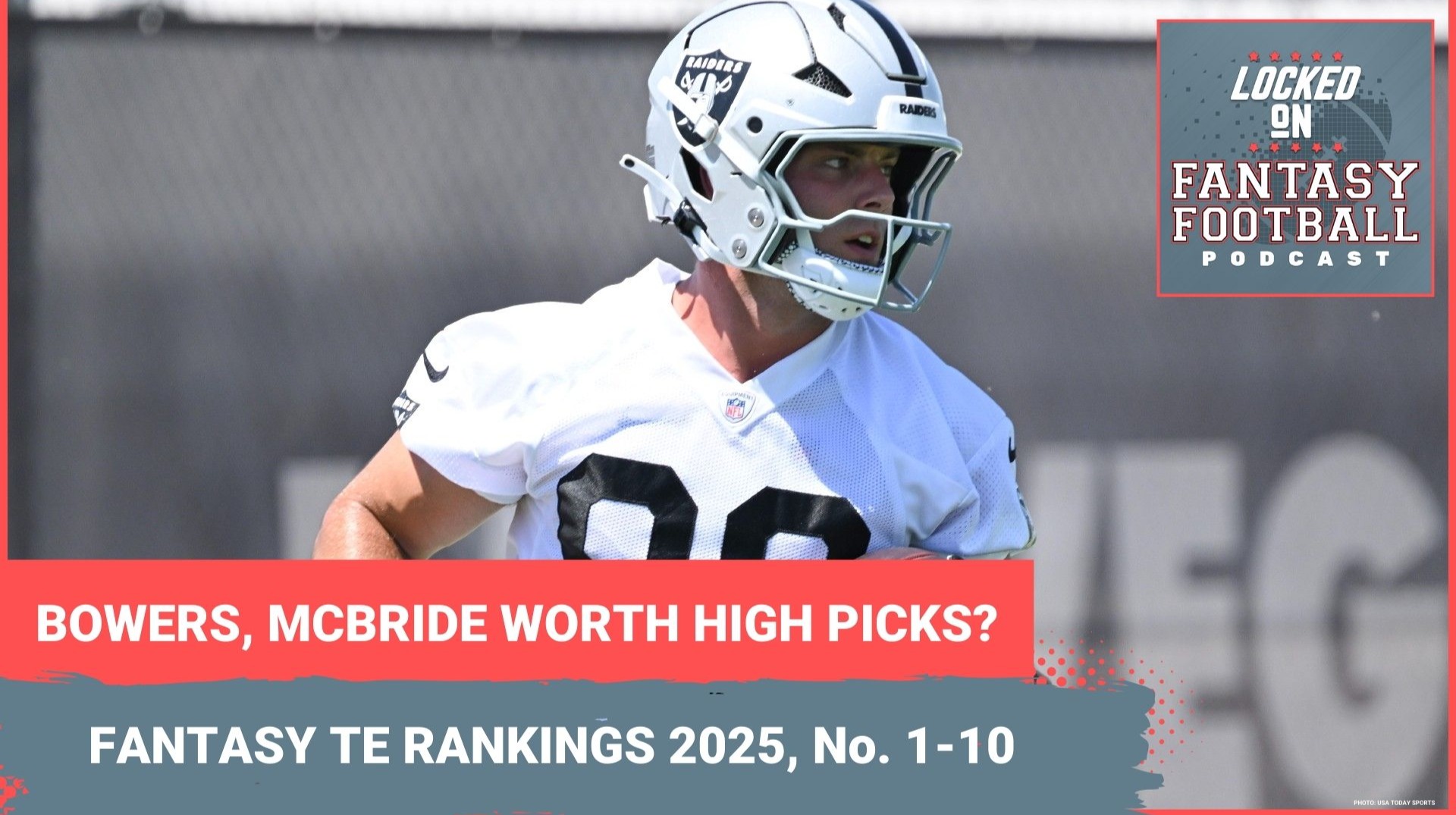 Brock Bowers, Trey McBride TOO HIGH in DRAFTS? Fantasy football tight end rankings, 1-10 for 2025