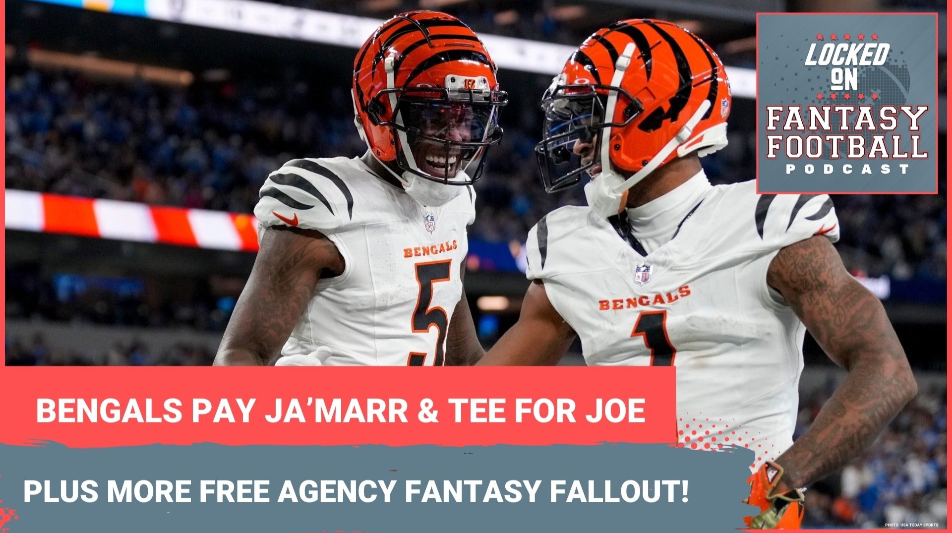 Bengals lock down Ja'Marr Chase & Tee Higgins long-term, plus more NFL free agency fantasy fallout