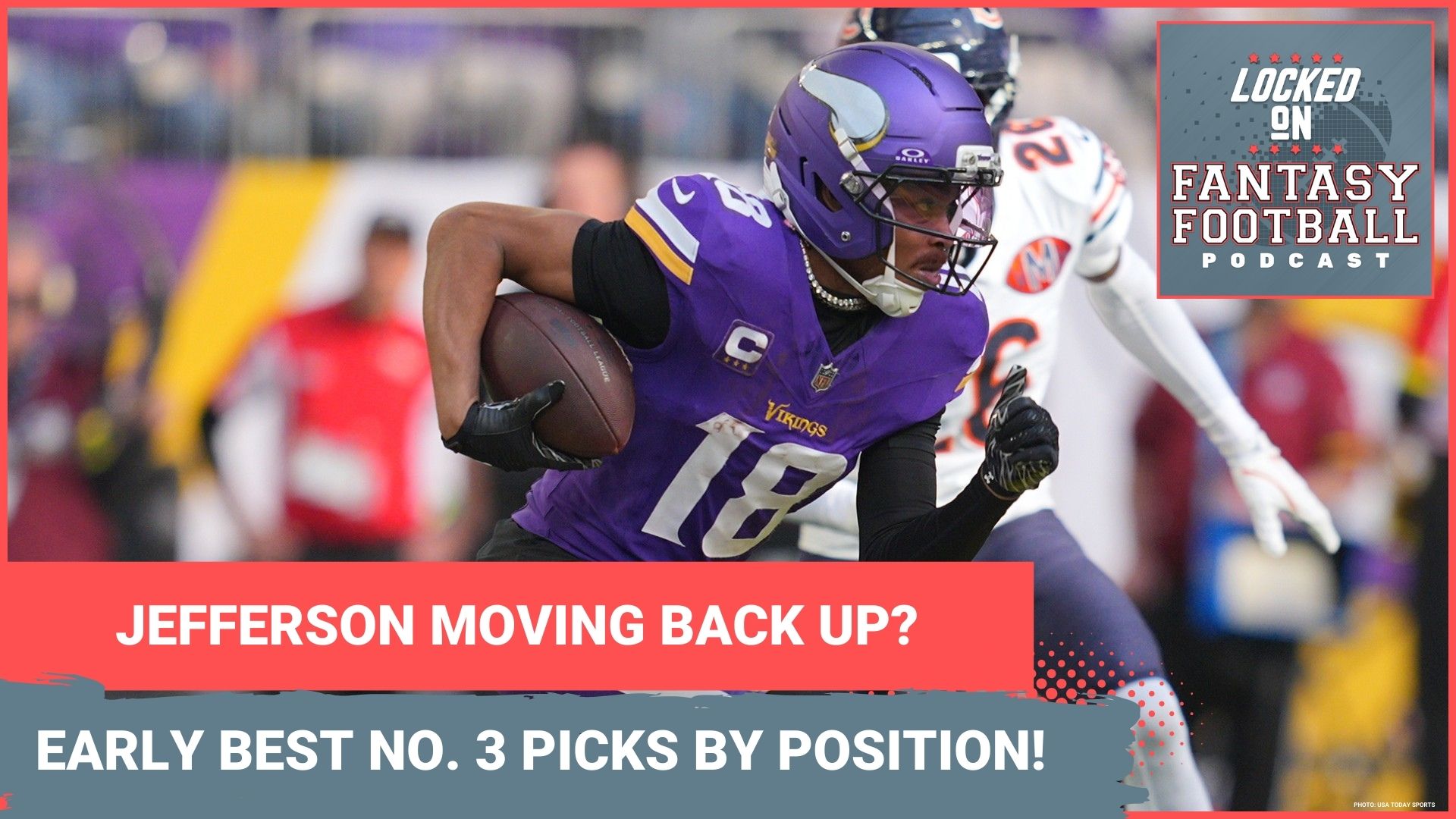 EARLY BEST No. 3 fantasy DRAFT PICKS at RB, WR, QB & TE for 2026: Justin Jefferson back to ELITE?