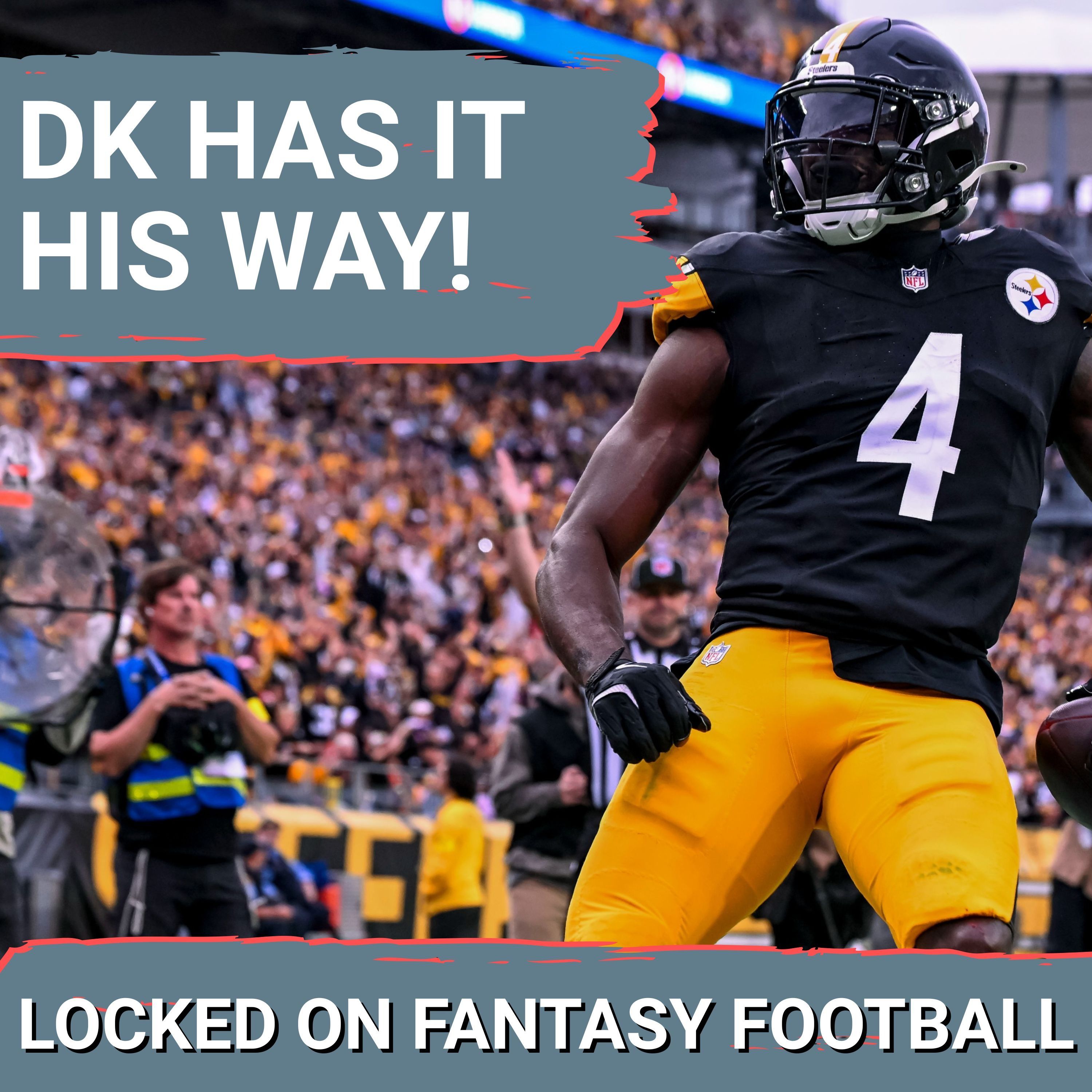 HOT for DK Metcalf, George Pickens & Marvin Harrison Jr. WEEK 9 fantasy football WR RANKINGS