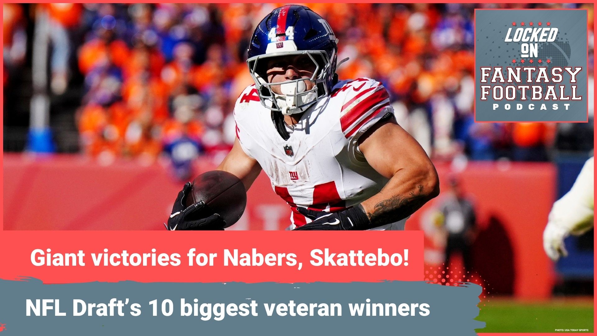 10 BIGGEST fantasy veteran WINNERS from 2026 NFL Draft: Huge for Giants' Malik Nabers, Cam Skattebo & MORE