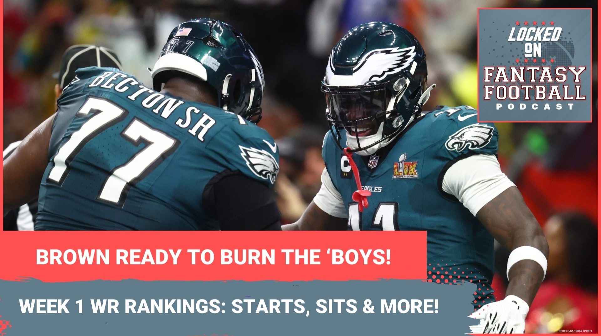 Nico Collins. A.J. Brown kick off as elite WR1s: Week 1 wide receiver RANKINGS, STARTS & SITS