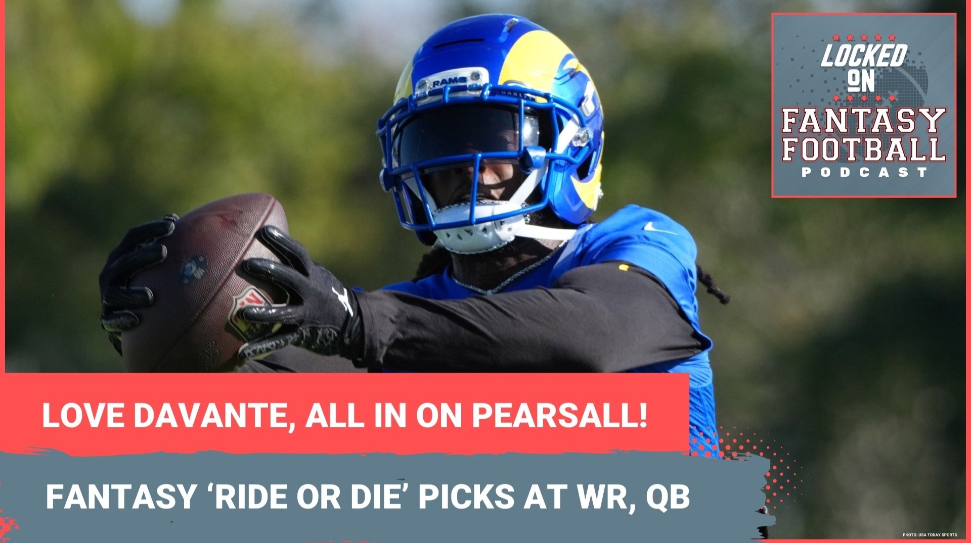 All in on Davante Adams, Ricky Pearsall: DRAFT these fantasy football 'RIDE OR DIE' picks for 2025