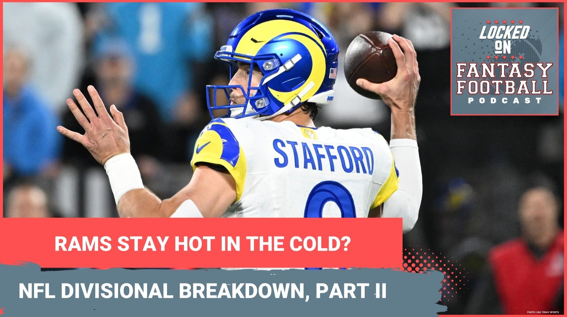 Matthew Stafford, Puka Nacua HOT in the cold? Drake Maye, too? NFL playoff PREDICTIONS for Rams-Bears, Patriots-Texans