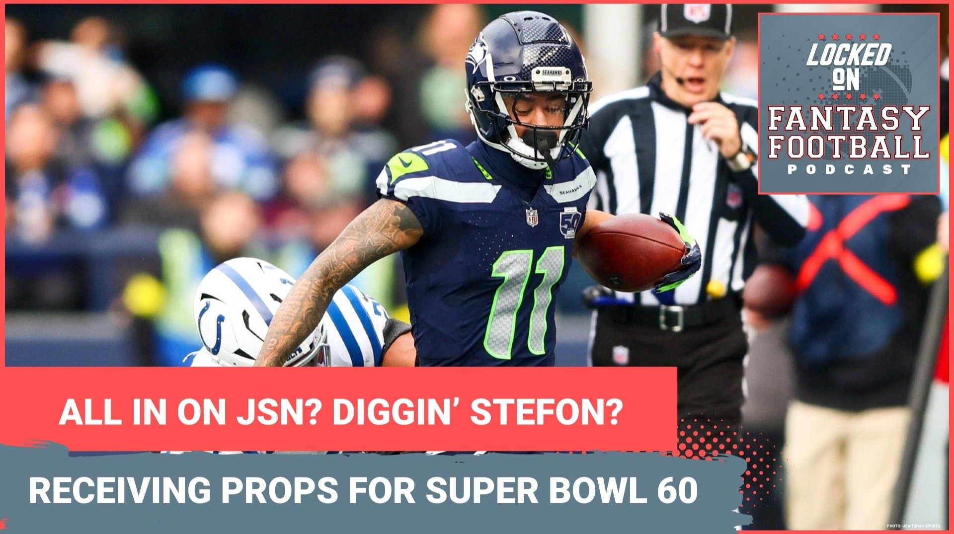 Jaxon Smith-Njigba, Stefon Diggs, Mack Hollins & MORE: BEST Receiving PROPS, PICKS for Patriots, Seahawks in Super Bowl 60