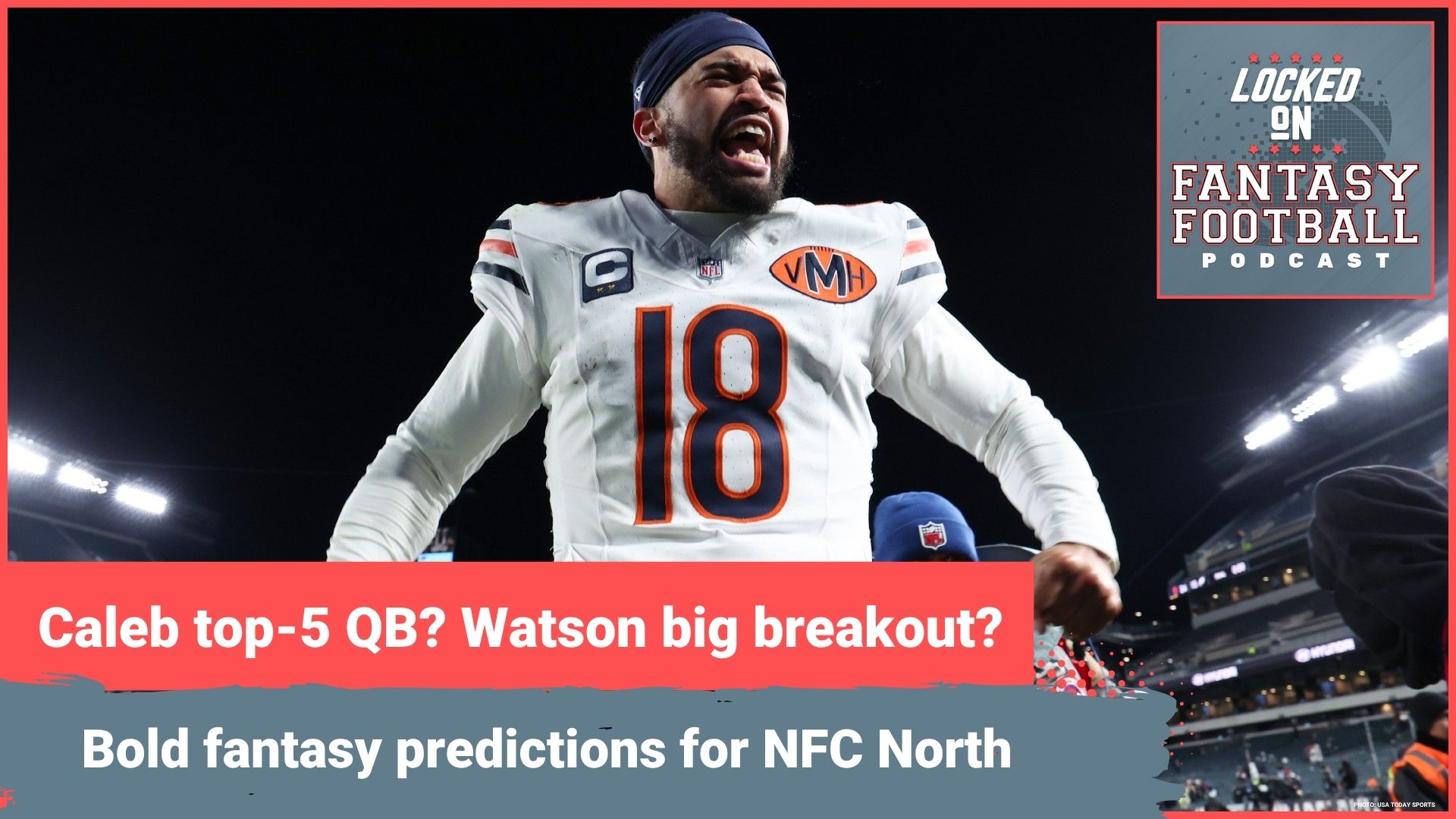 Caleb Williams TOP 5 QB, Christian Watson BREAKOUT, Colston Loveland RANKS as TE1: 6 BOLD fantasy PREDICTIONS for NFC North in 2026
