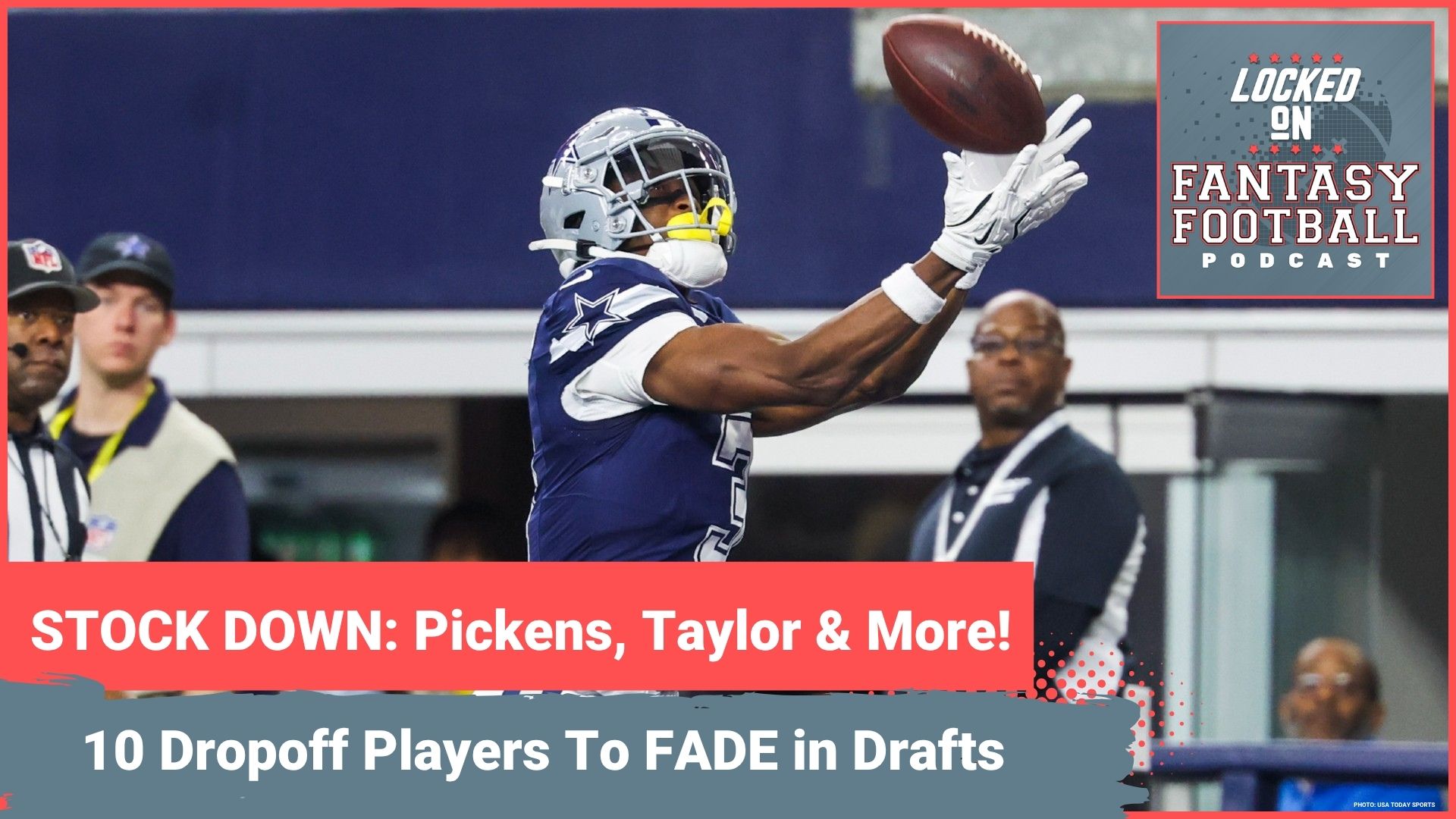 George Pickens, Jonathan Taylor, Drake Maye & MORE dropoff players: 10 picks to FADE in 2026 DRAFTS