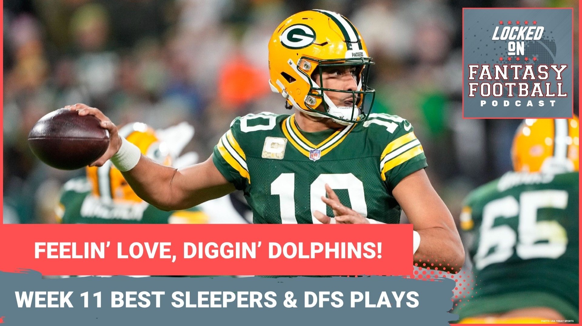 Jordan Love, Tua Tagovailoa, Pat Freiermuth, Woody Marks & MORE: BEST Week 11 fantasy SLEEPERS & DFS LINEUP PICKS