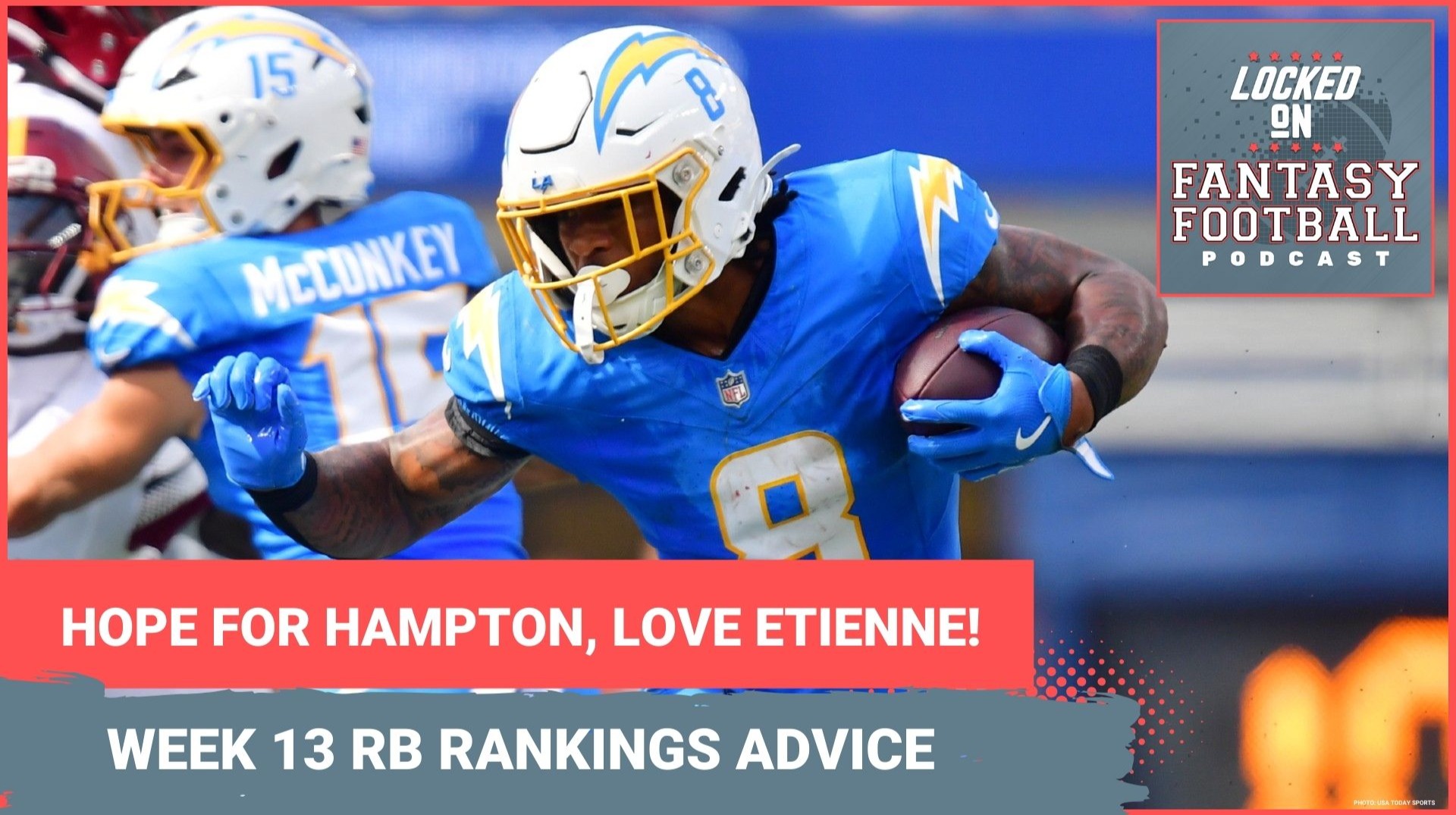 HOPE for Omarion Hampton, SMASH with Travis Etienne Jr: WEEK 13 fantasy football RB RANKINGS, lineup advice
