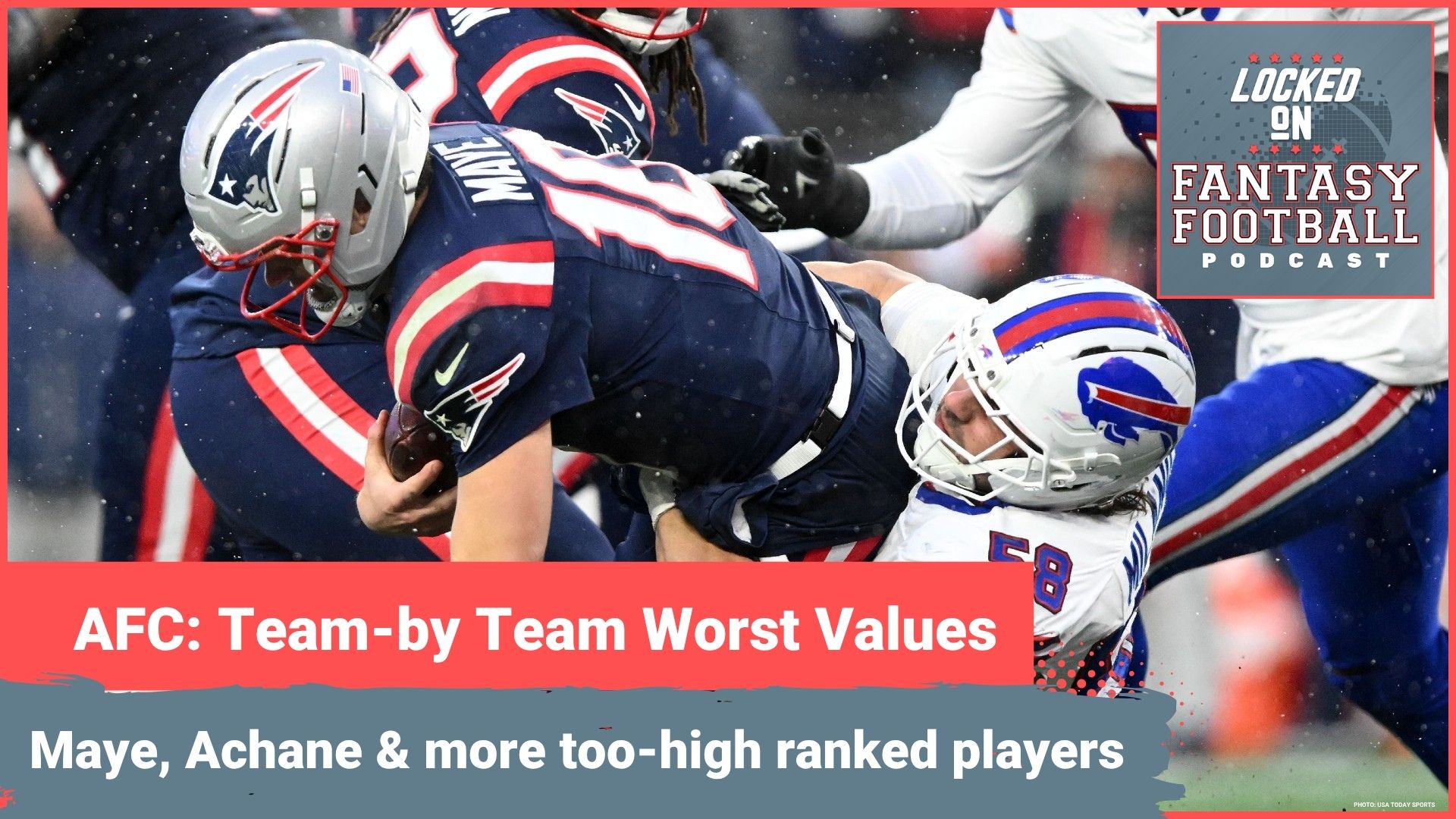 AFC's WORST DRAFT VALUE PICKS: Drake Maye, De'Von Achane, Breece Hall and 13 MORE overranked fantasy players