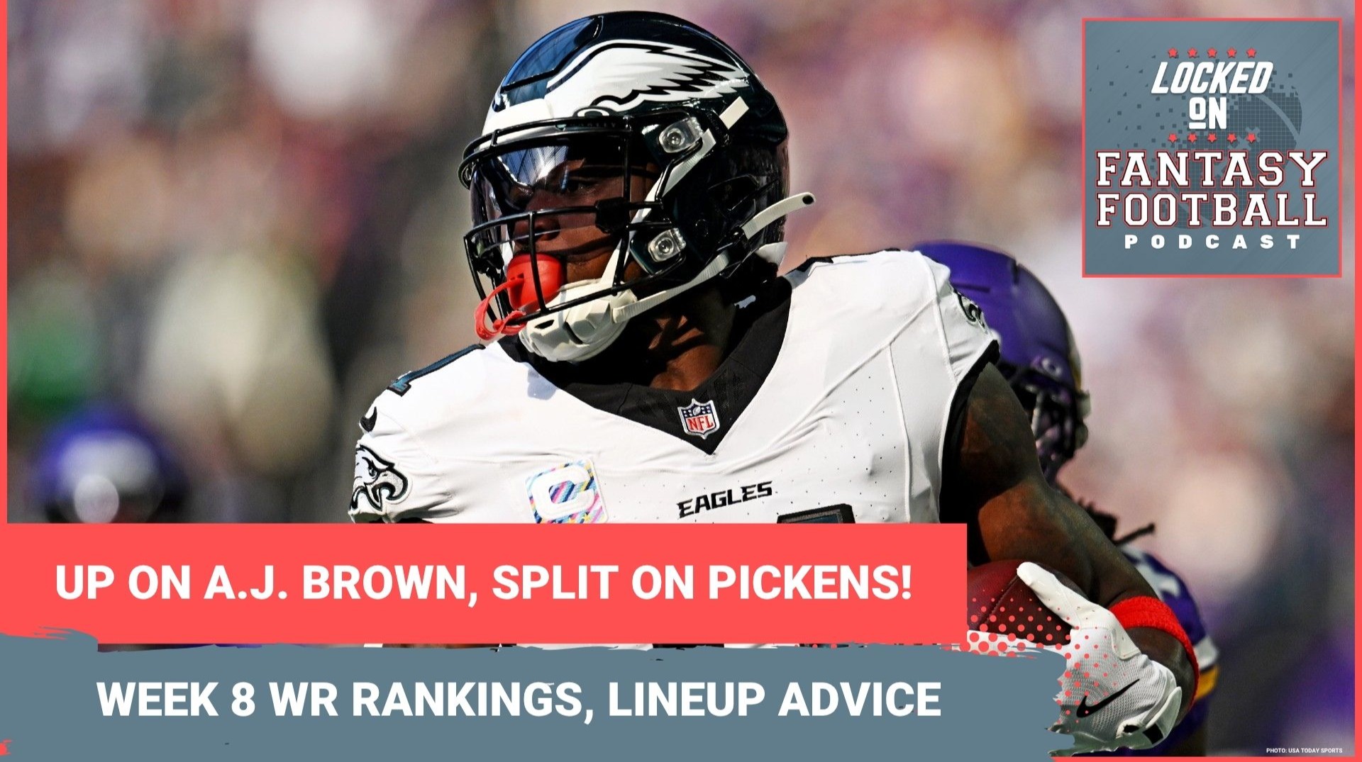 LOVE A.J. Brown, Rashee Rice & Emeka Egbuka; TOUGH for George Pickens? WEEK 8 fantasy football WR RANKINGS