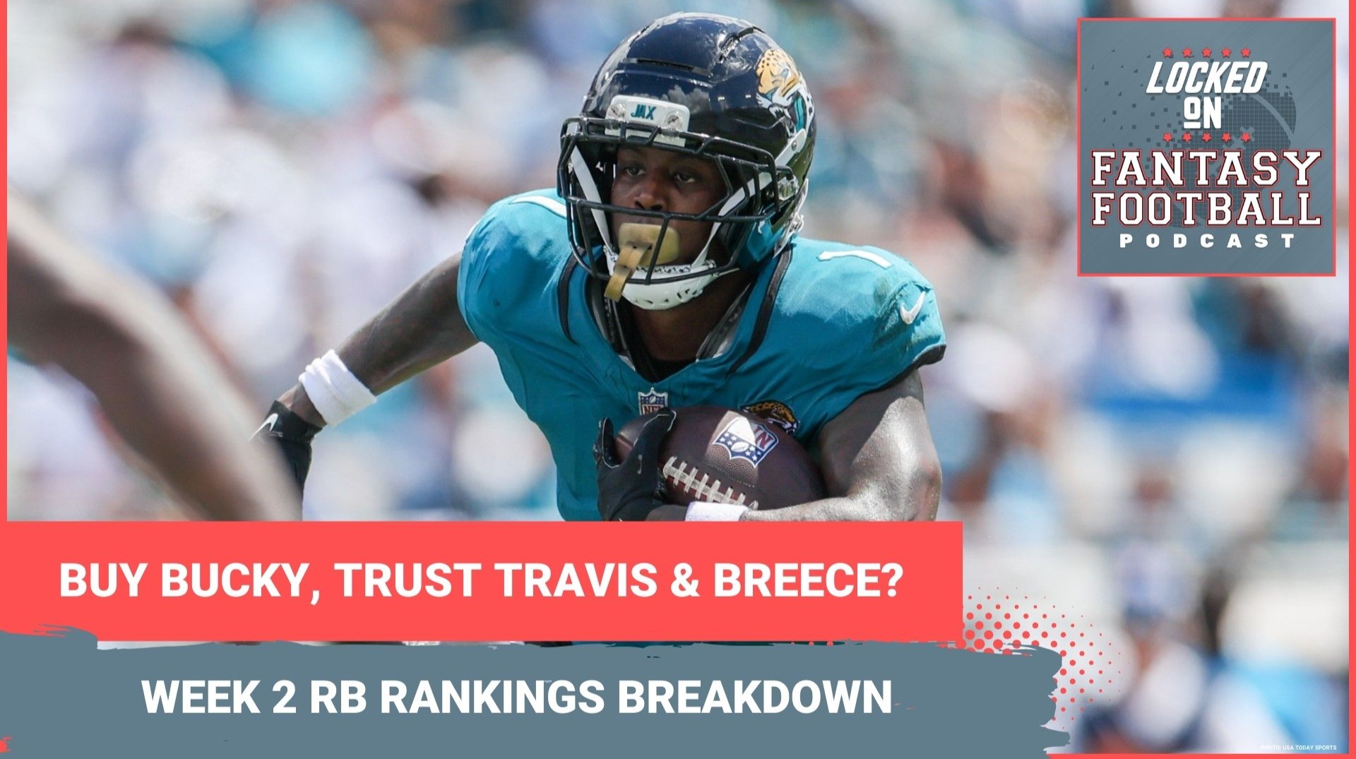 BUY into Bucky Irving, TRUST Travis Etienne & Breece Hall? WEEK 2 fantasy football RB RANKINGS