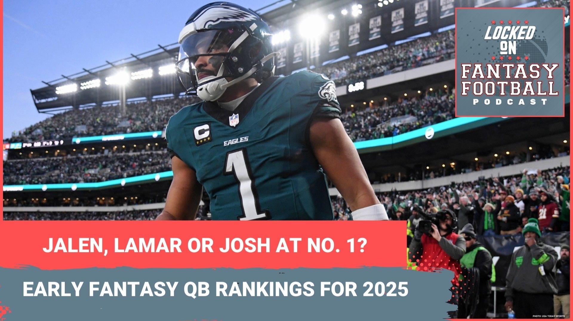 Early fantasy QB rankings for 2025: Counting down top 10, from Caleb Williams to Jalen Hurts, Lamar Jackson