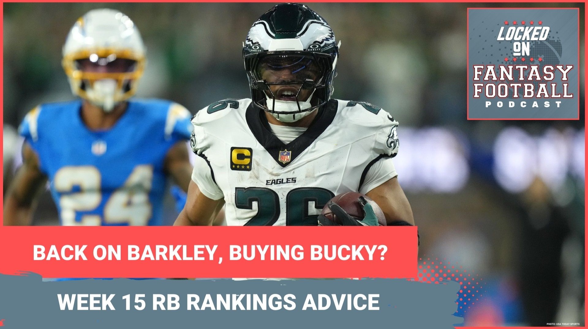 Saquon Barkley back near TOP, Bucky Irving SMASH? WEEK 15 fantasy football RB RANKINGS, lineup advice