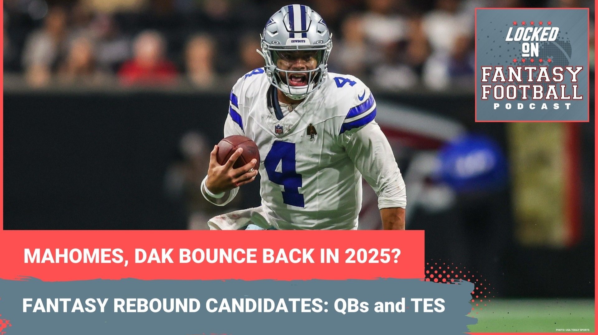 Fantasy football QB & TE bounceback candidates 2025: Patrick Mahomes, Dak Prescott and more